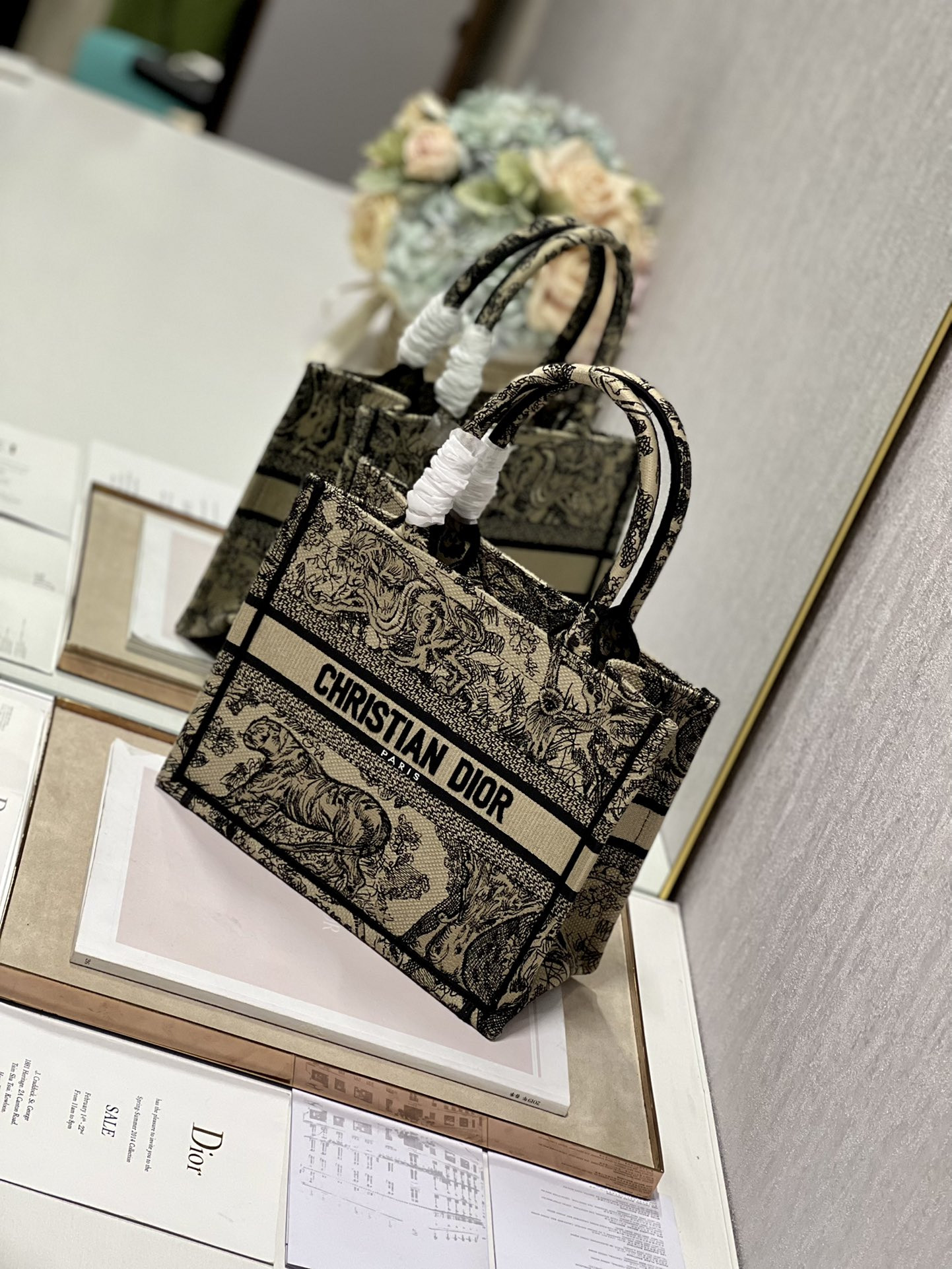 Small Dior Book Tote