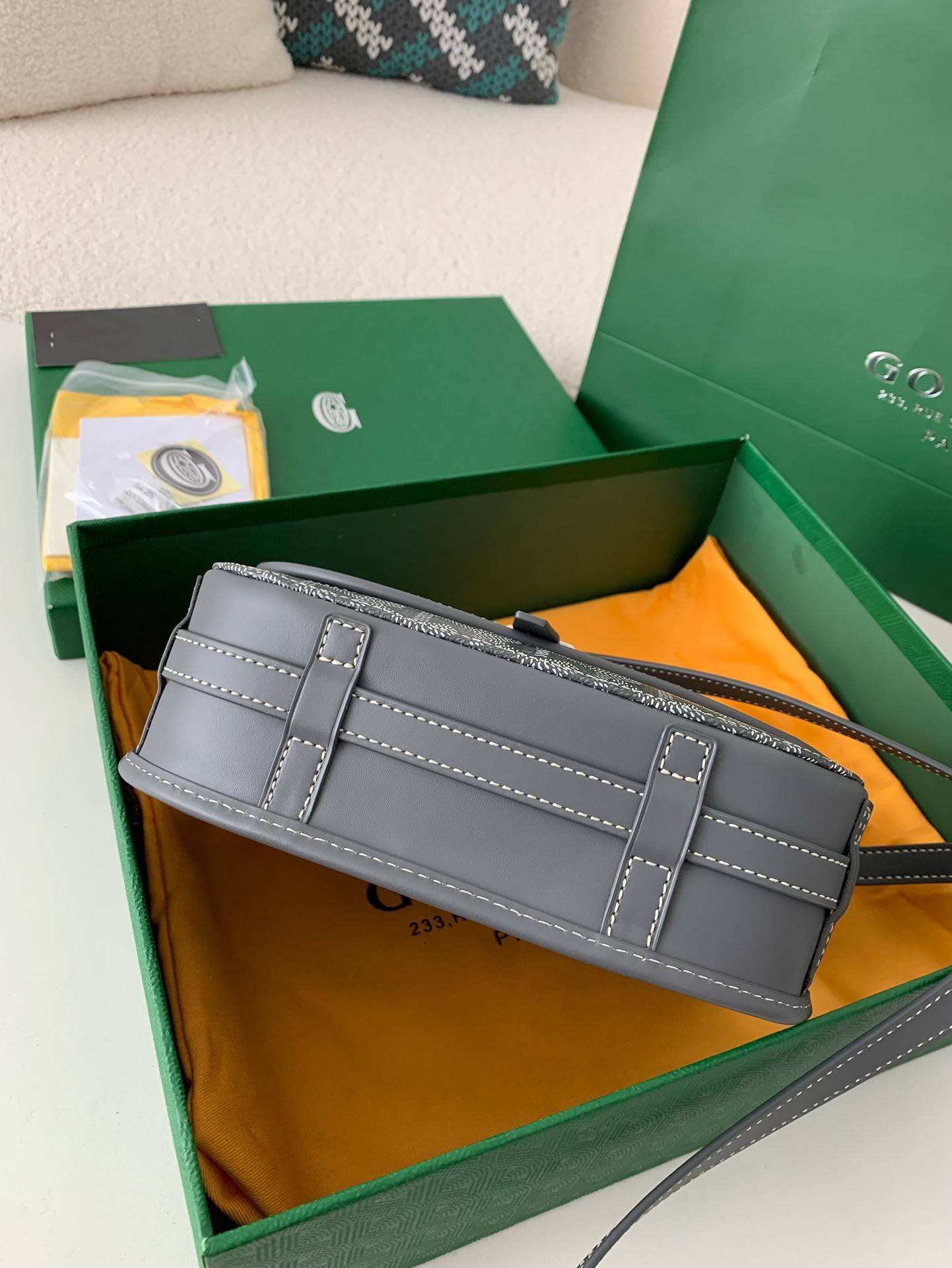 Goyard BeL*Védère bag Top Quality  Size:21.5*16*6cm