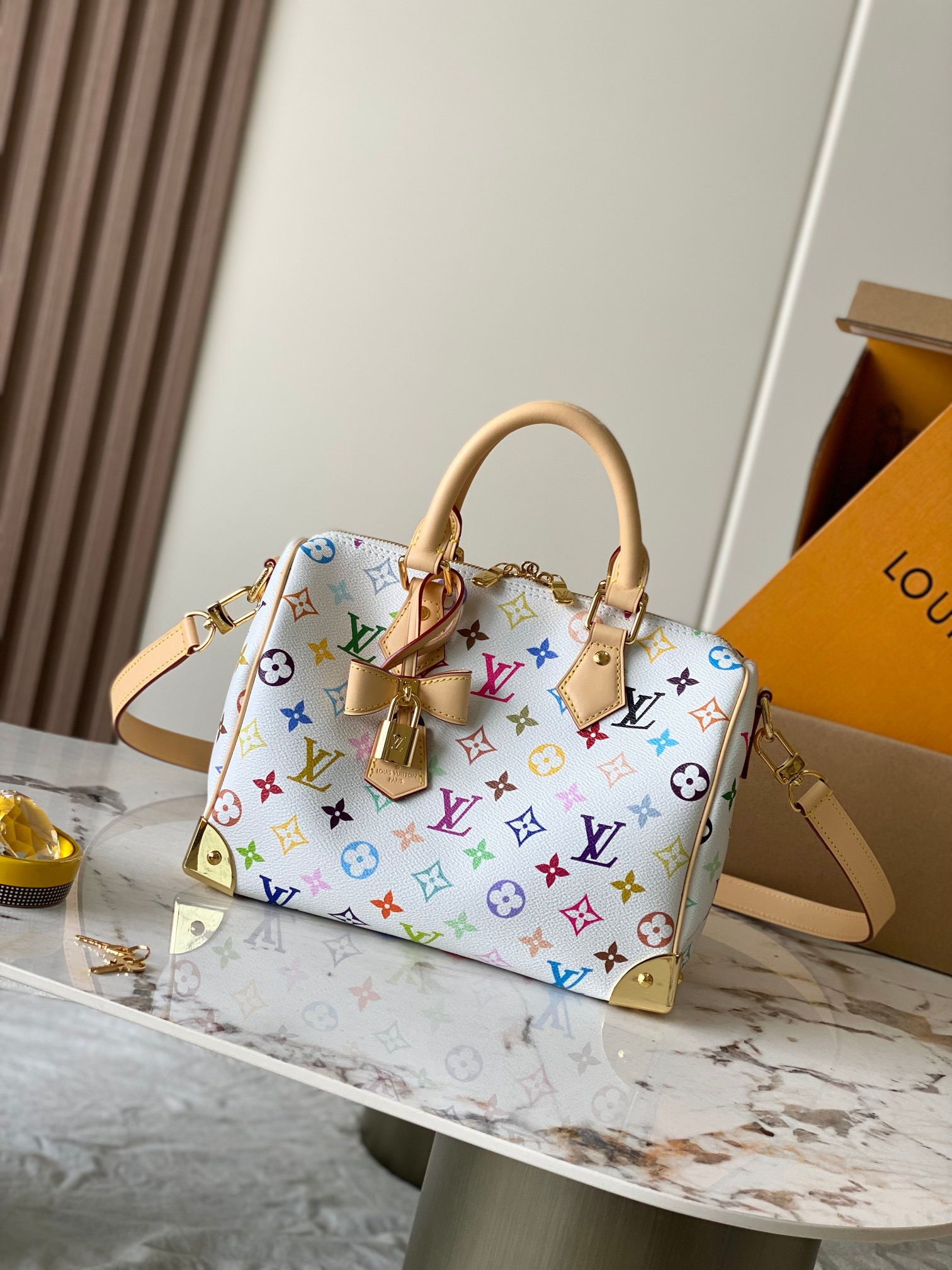 L*V x Takashi Murakami Speedy Bandoulière 25 bag