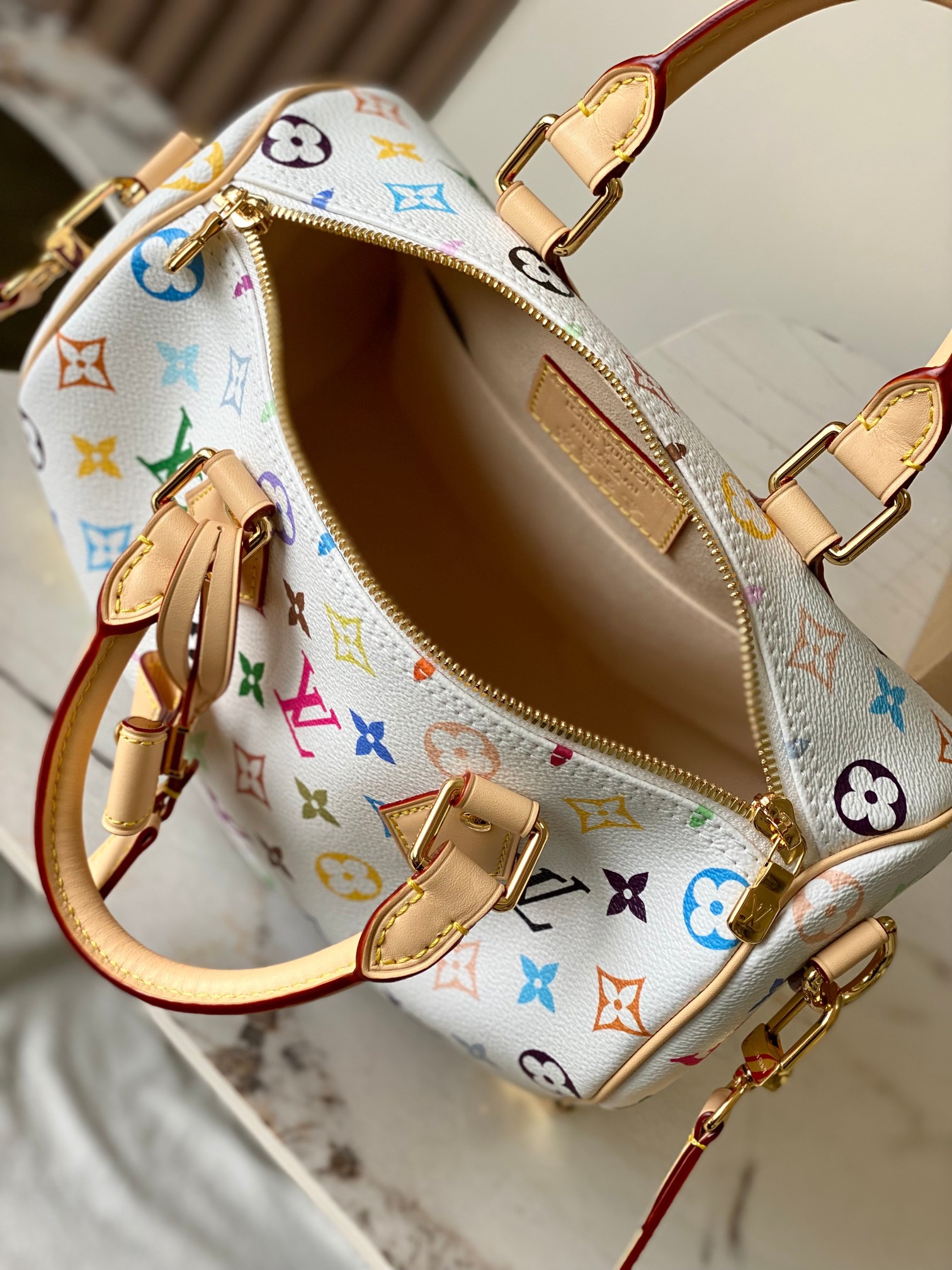 L*V x Takashi Murakami Speedy Bandoulière 25 bag