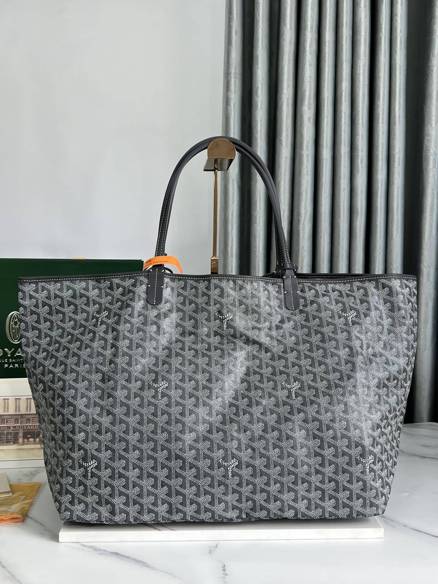Goyard Saint Louis GM special painted Dou style shopping bag