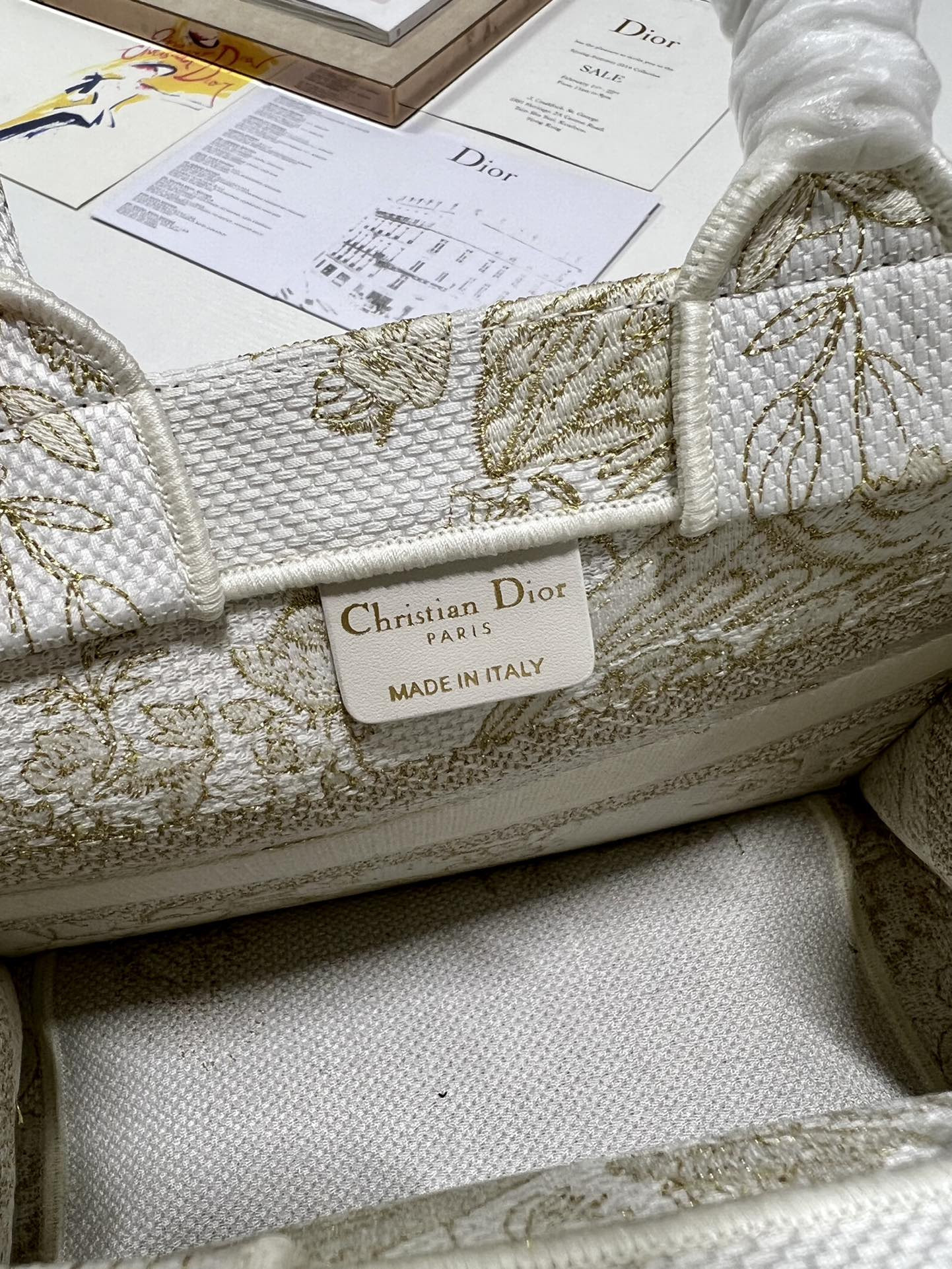 Small Dior Book Tote