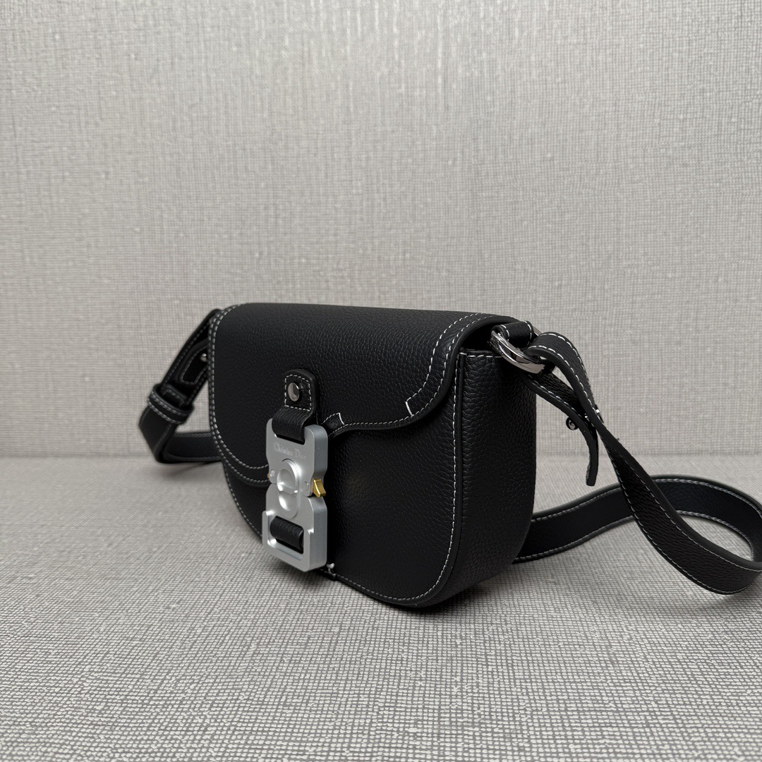 Dior Mini Saddle Messenger Bag with Flap