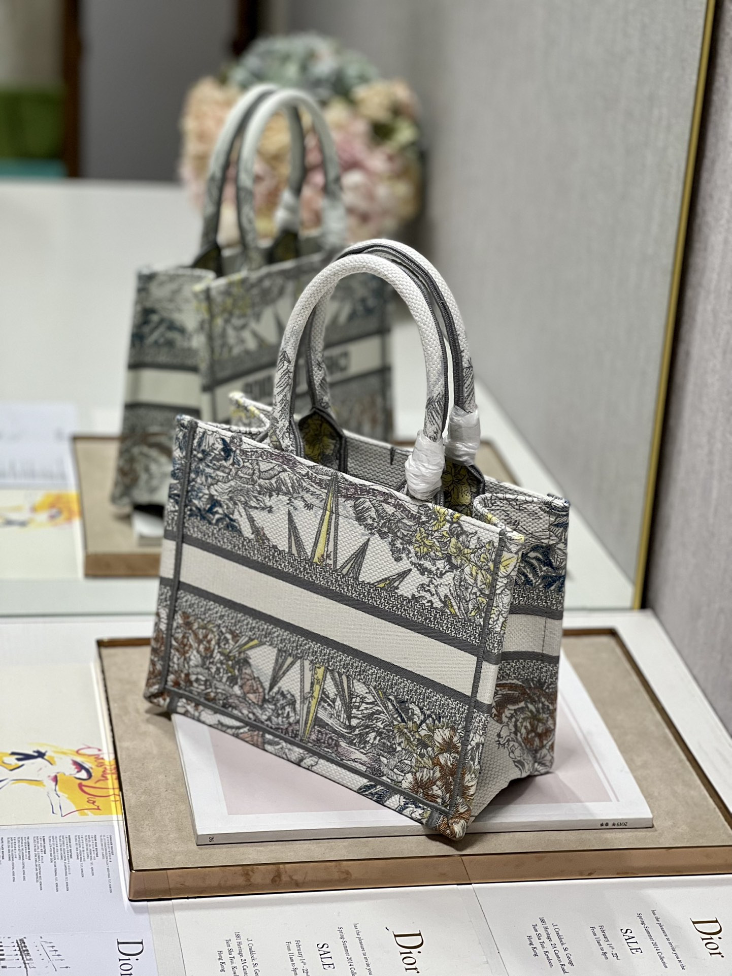 Small Dior Book Tote