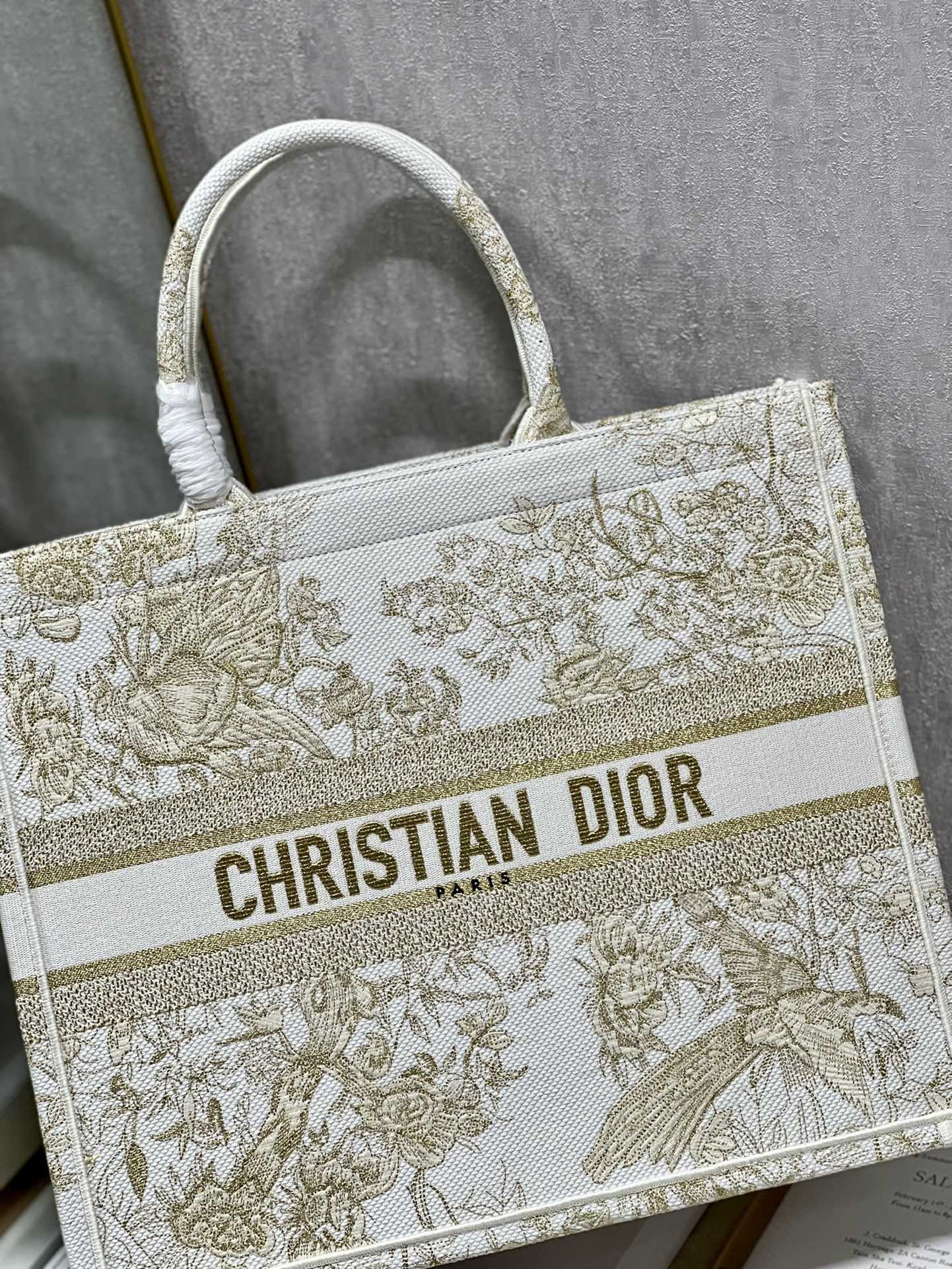 Large Dior Book Tote