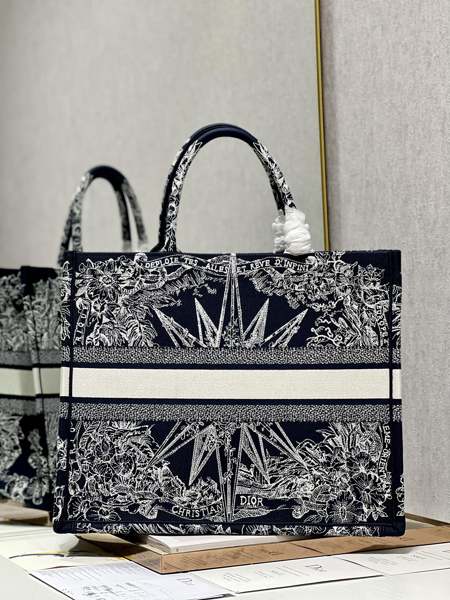 Large Dior Book Tote