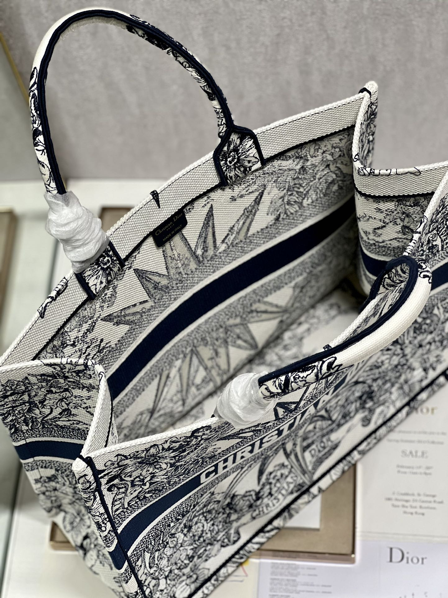 Large Dior Book Tote