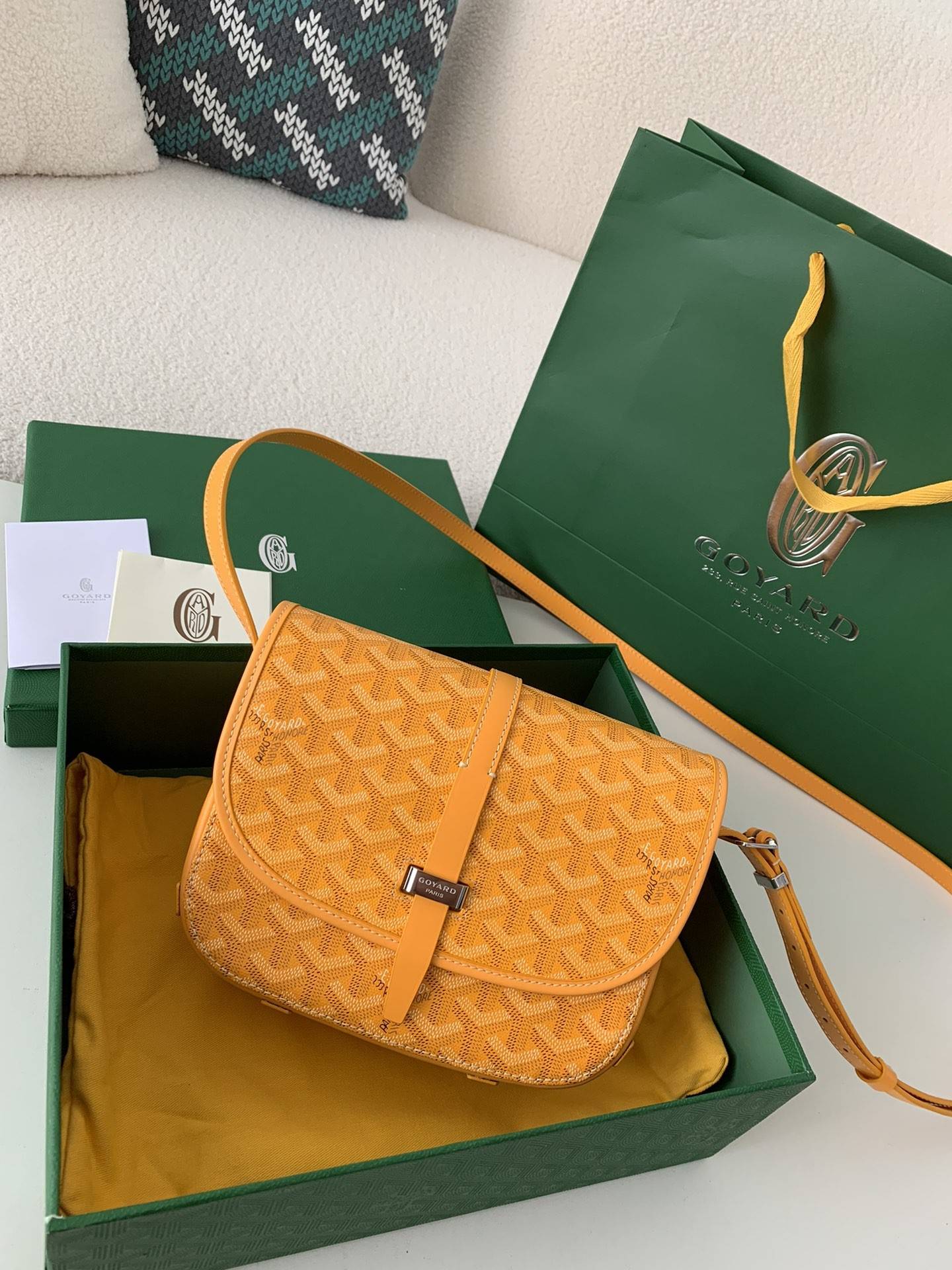 Goyard BeL*Védère bag Top Quality  Size:21.5*16*6cm