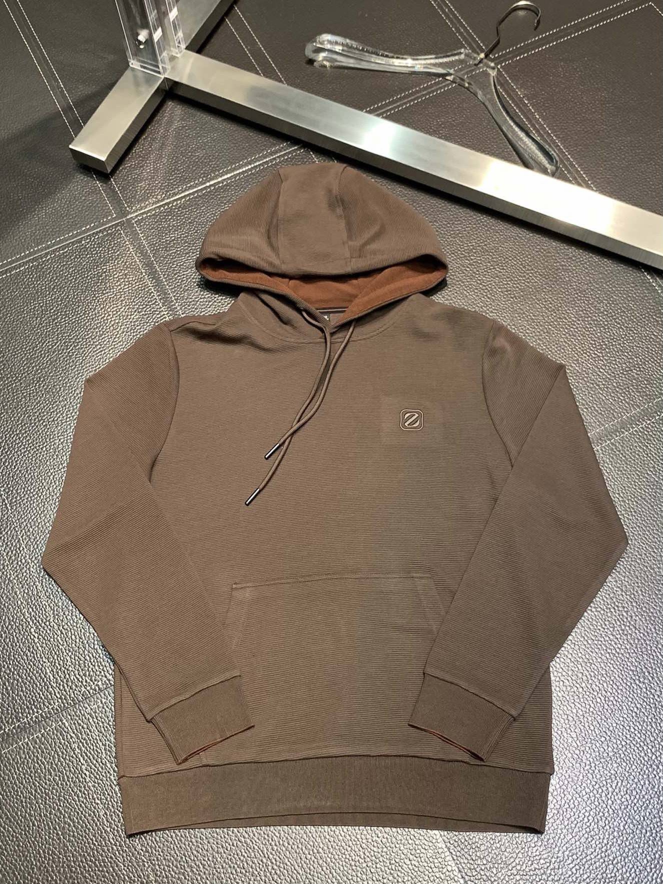 Zegna Men's casual hooded sweatshirt
