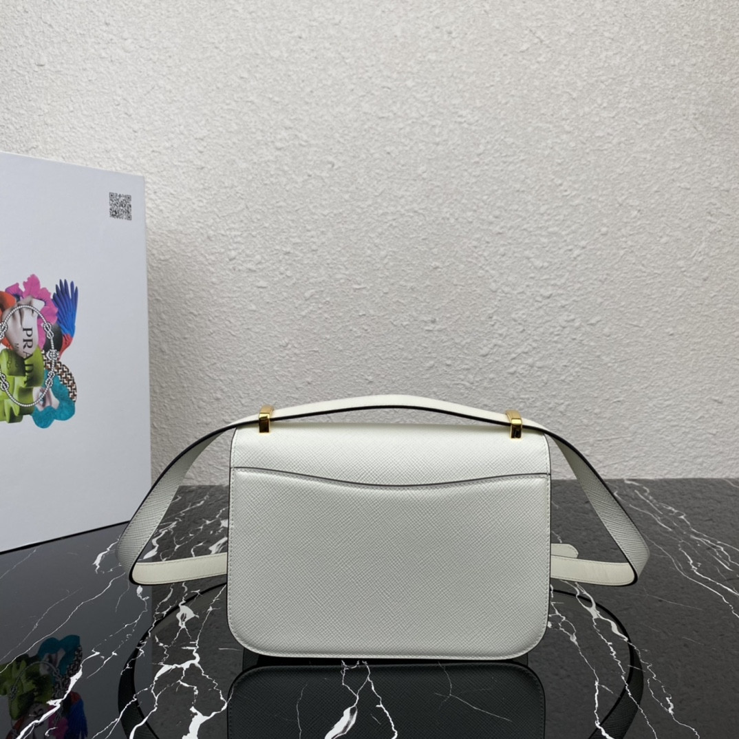 Prada Emblème Saffiano Shoulder Bag