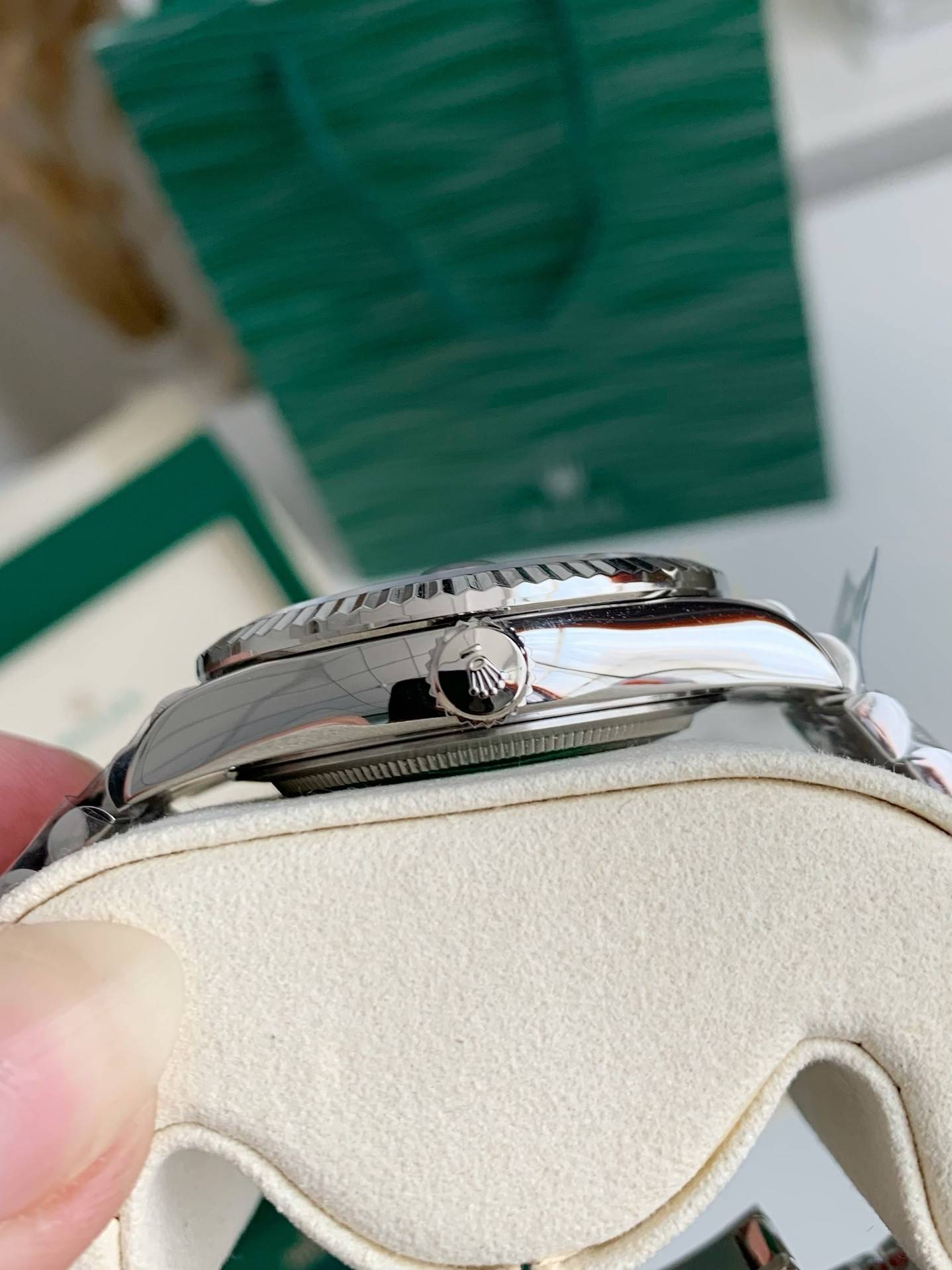 Rolex Navigator Series men's watch Dual time zone/100 meters waterproof，42mm