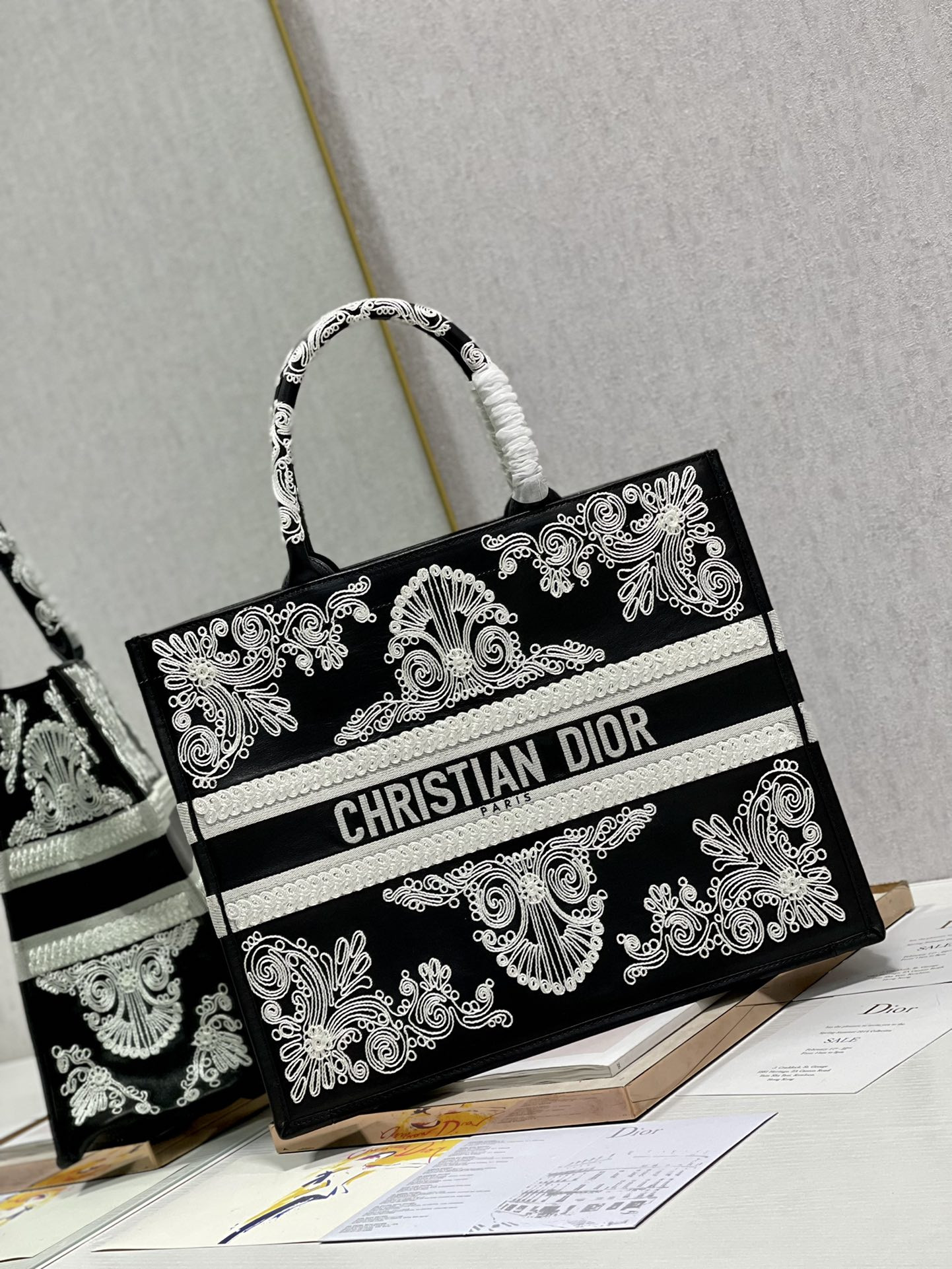 Large Dior Book Tote