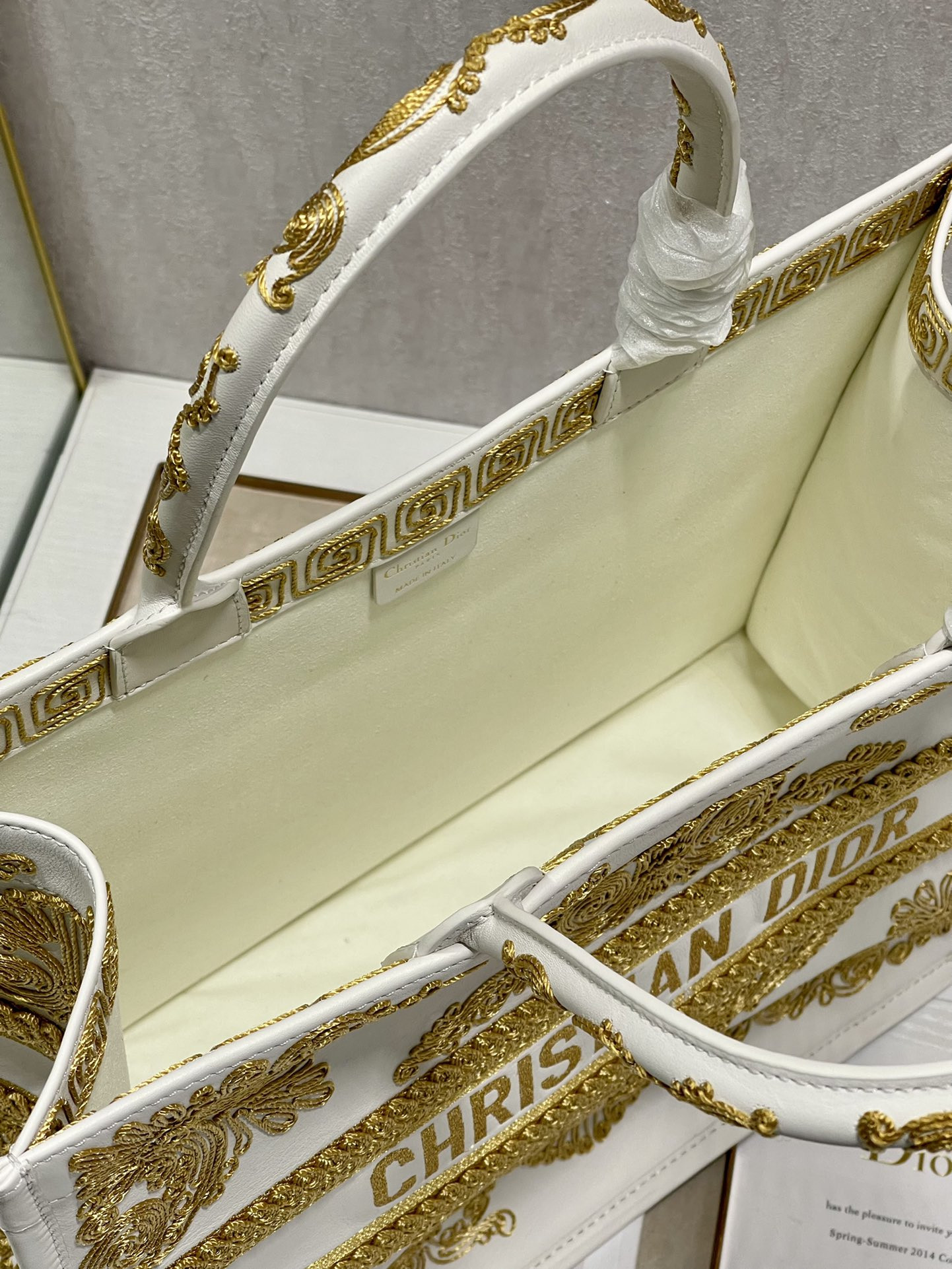 Large Dior Book Tote