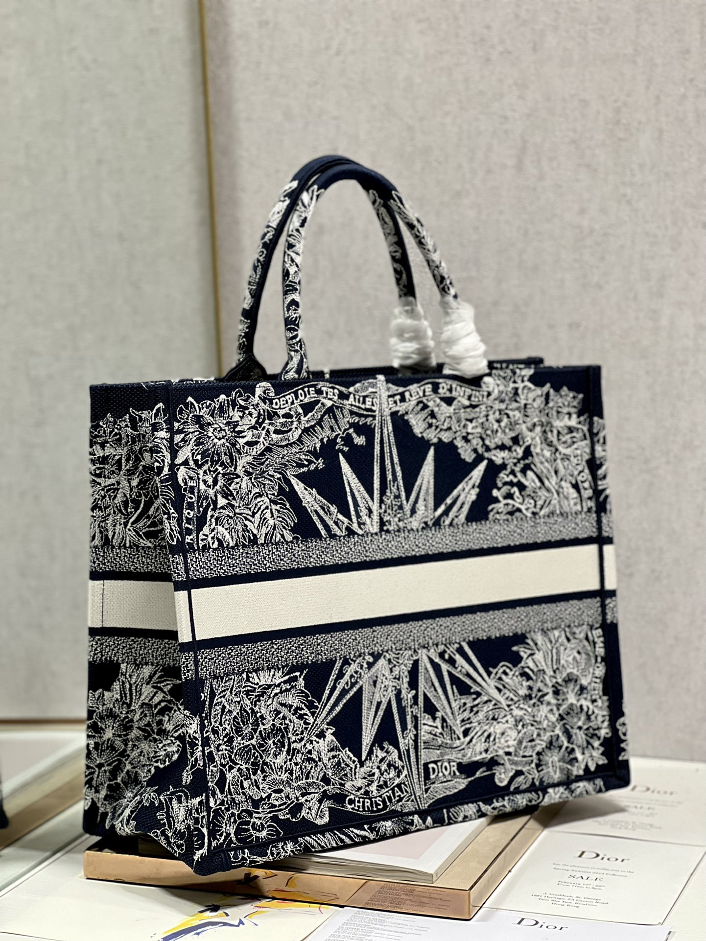 Large Dior Book Tote