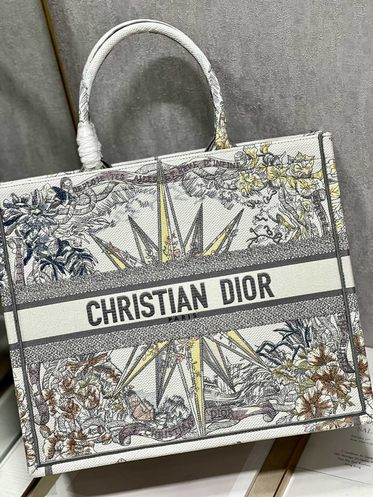 Large Dior Book Tote