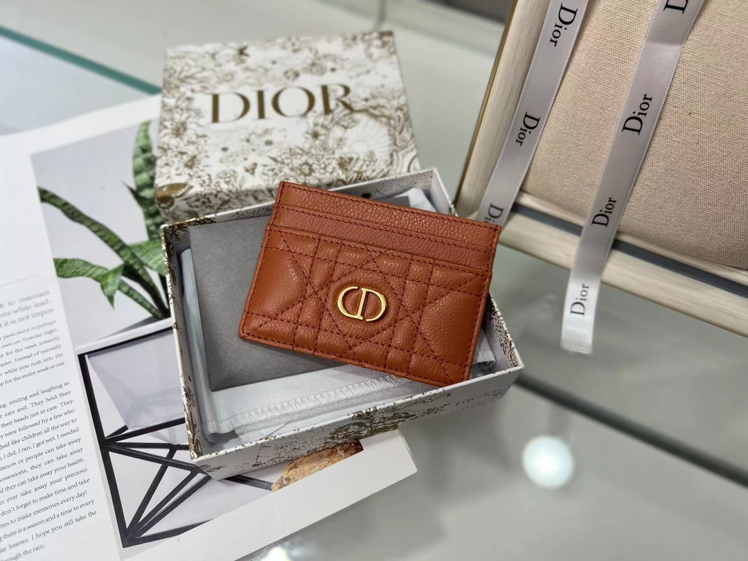 Dior Caro Five-slot Card Holder