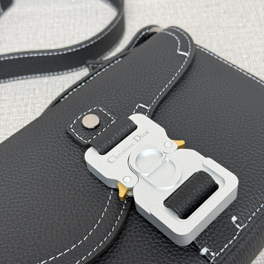 Dior Mini Saddle Messenger Bag with Flap