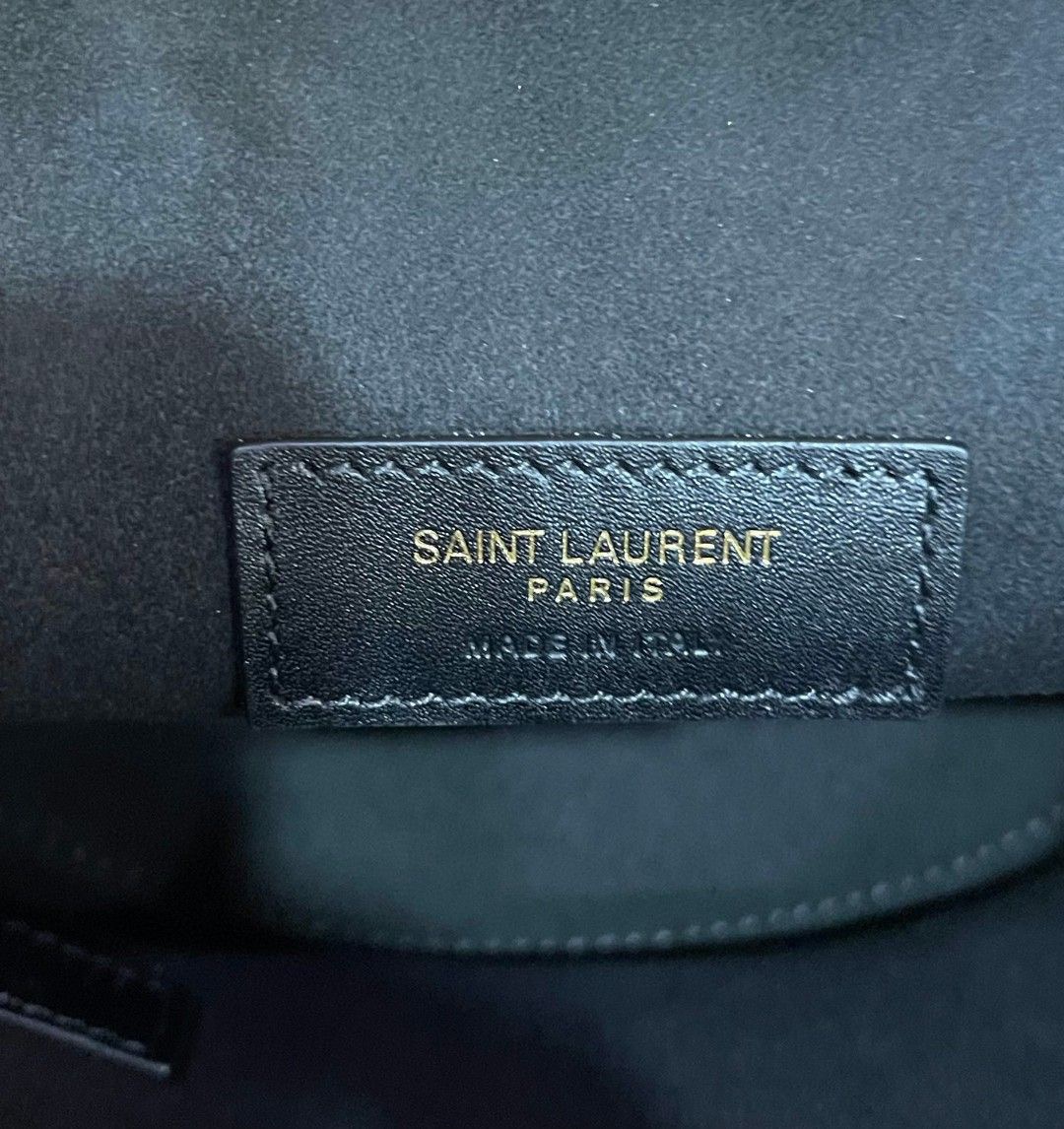 YSL LEATHER New Edition Basket Smooth Tote Bag Style: 791069 Size: 29x19.5x10CM