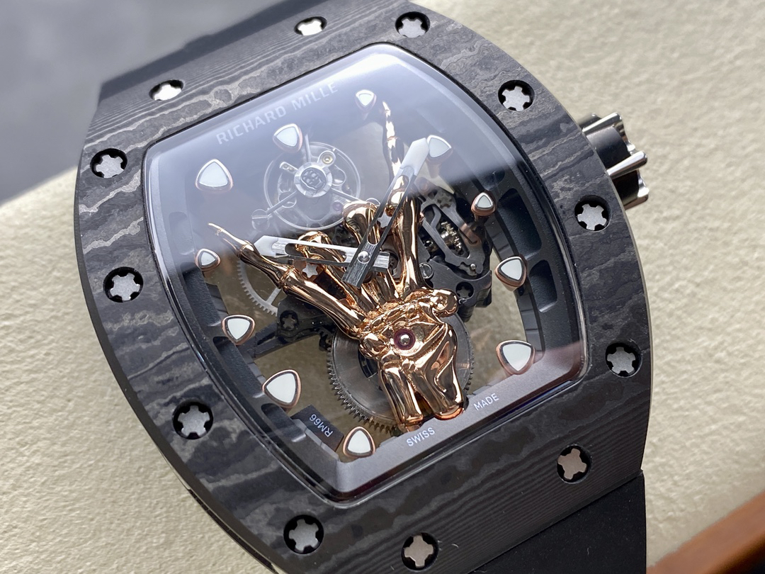 Richard Miller RM66 Gold Finger Devil's Hand Tourbillon