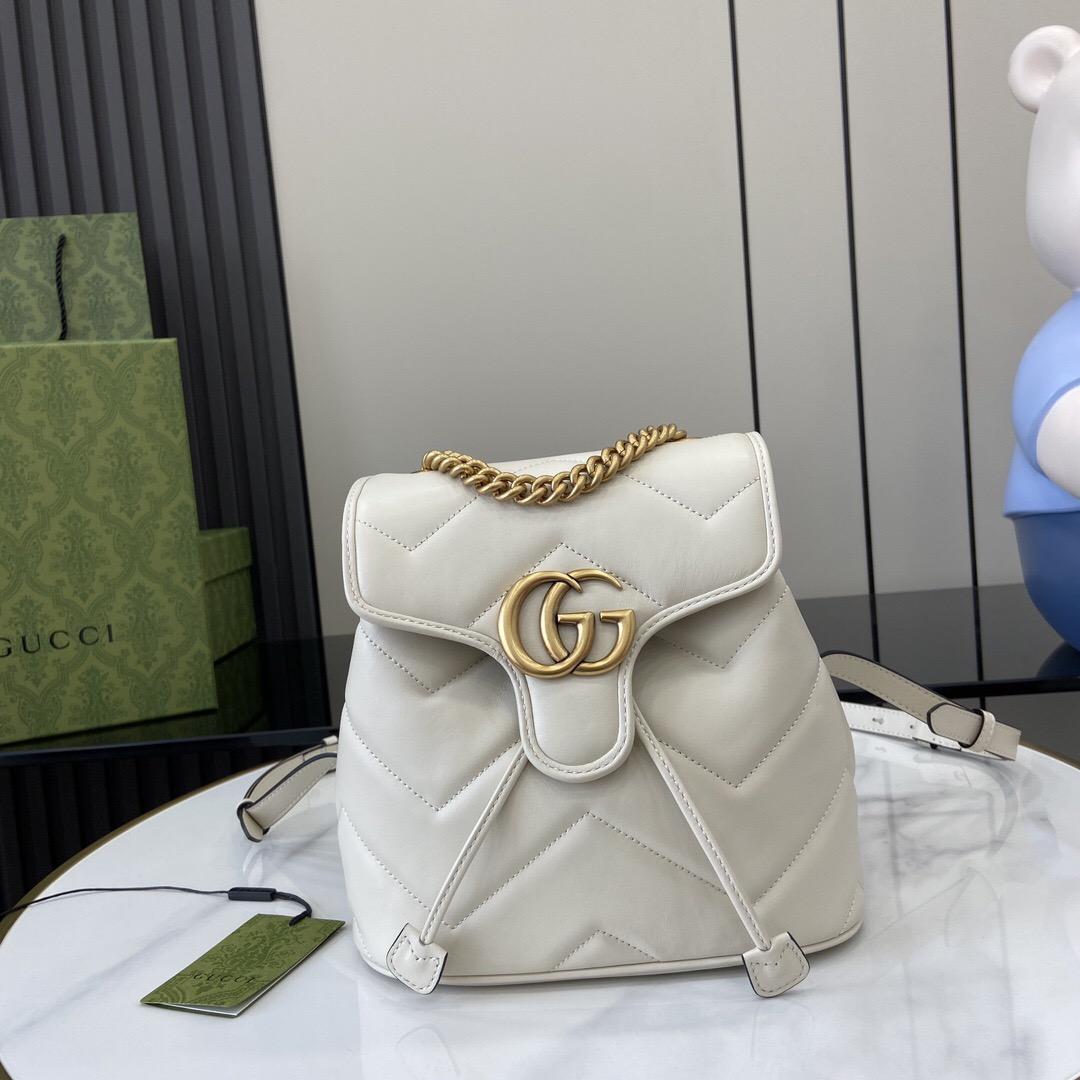 Gucci Marmont Series Mini Backpack Model: 777253 Size: 20*19*11cm