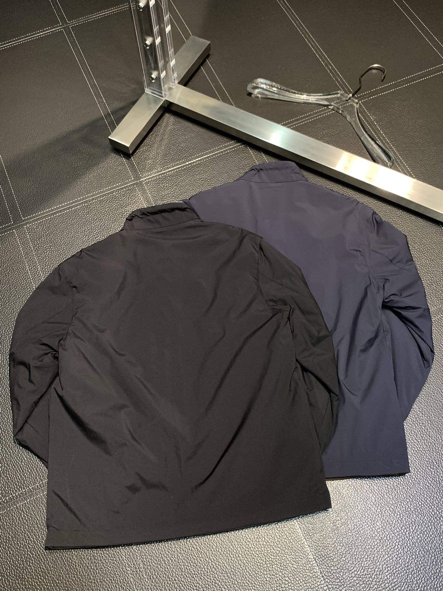 Zegna Hooded reversible jacket