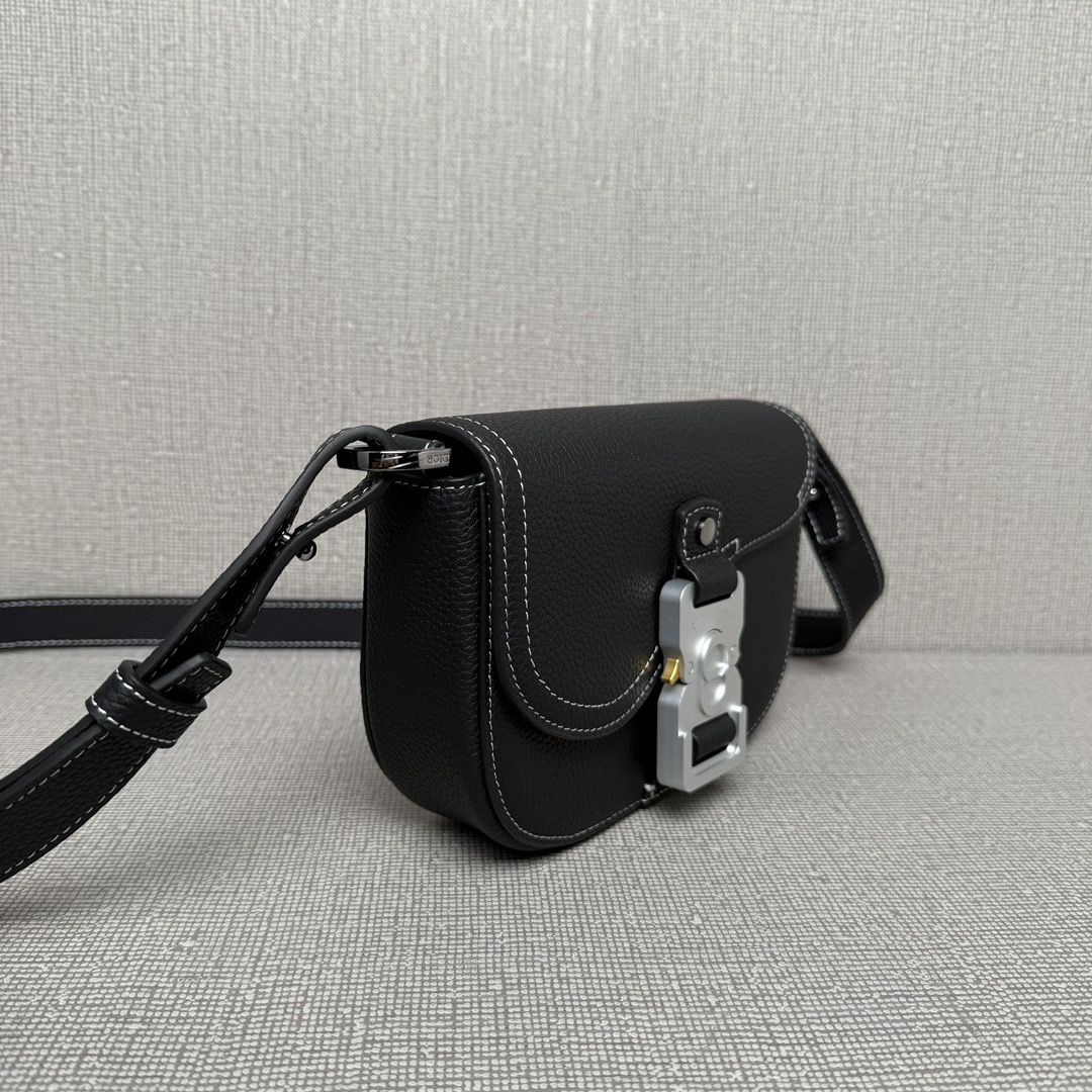 Dior Mini Saddle Messenger Bag with Flap
