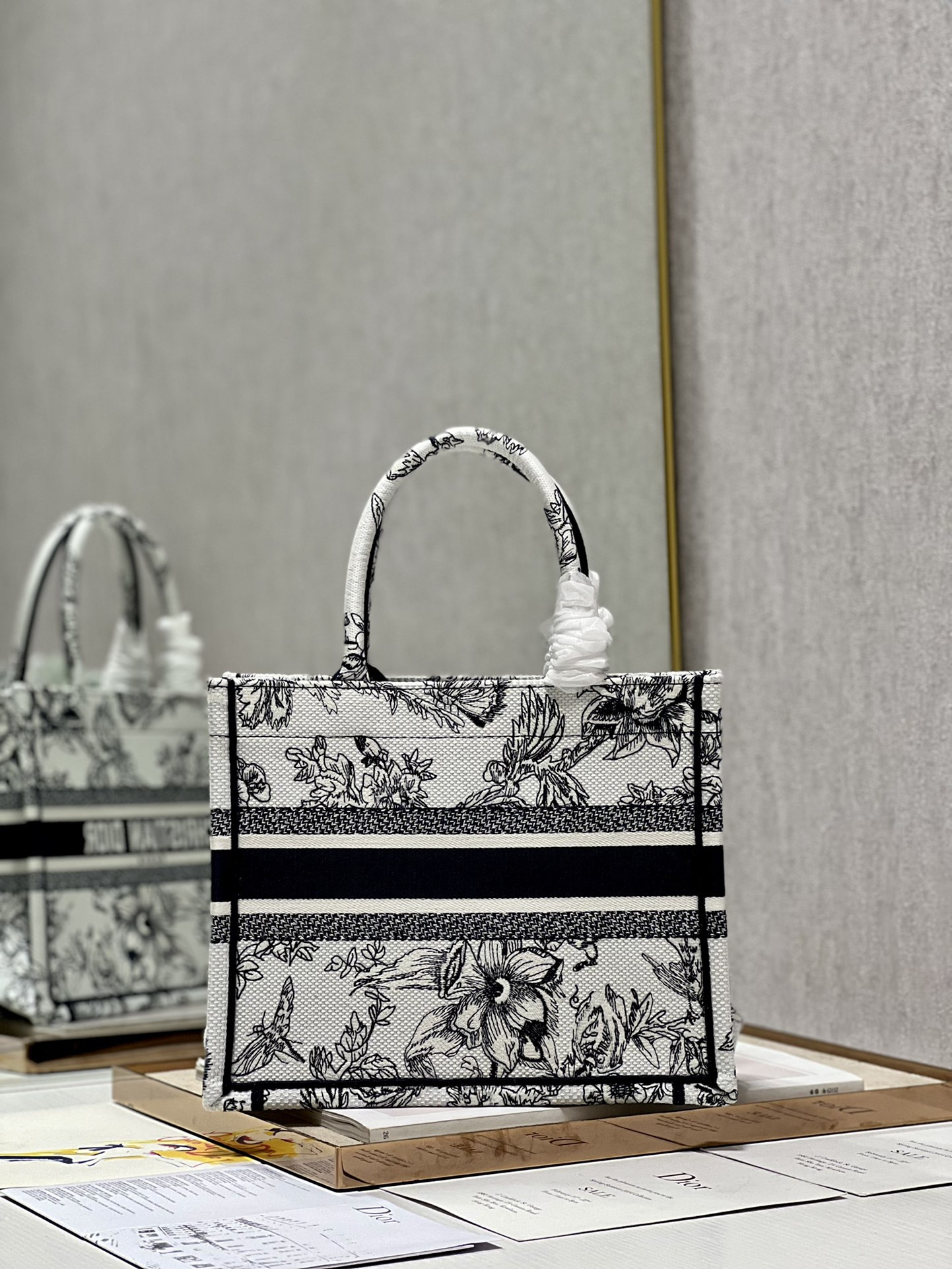 Small Dior Book Tote