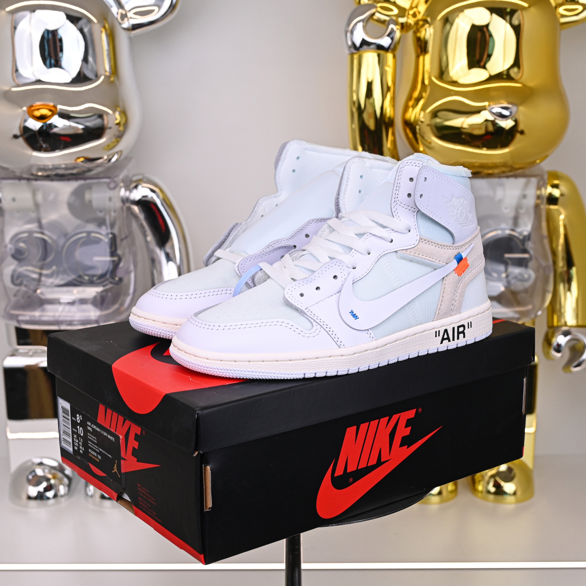 OFF-WHITE X AIR JORDAN 1 RETRO HIGH OG 'WHITE' 2018