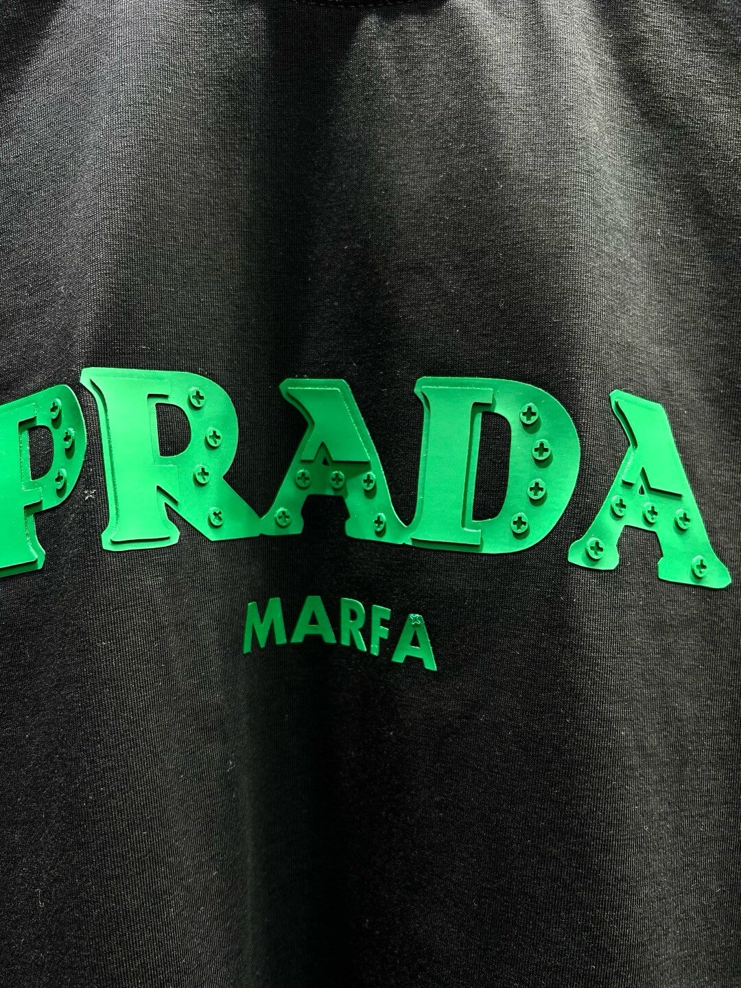 Green Silicone Graphic T Shirt