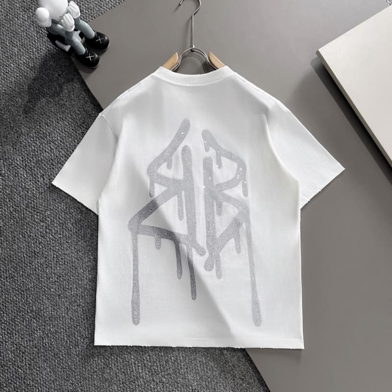 2025 New Front and Back Rhinestone T-Shirt