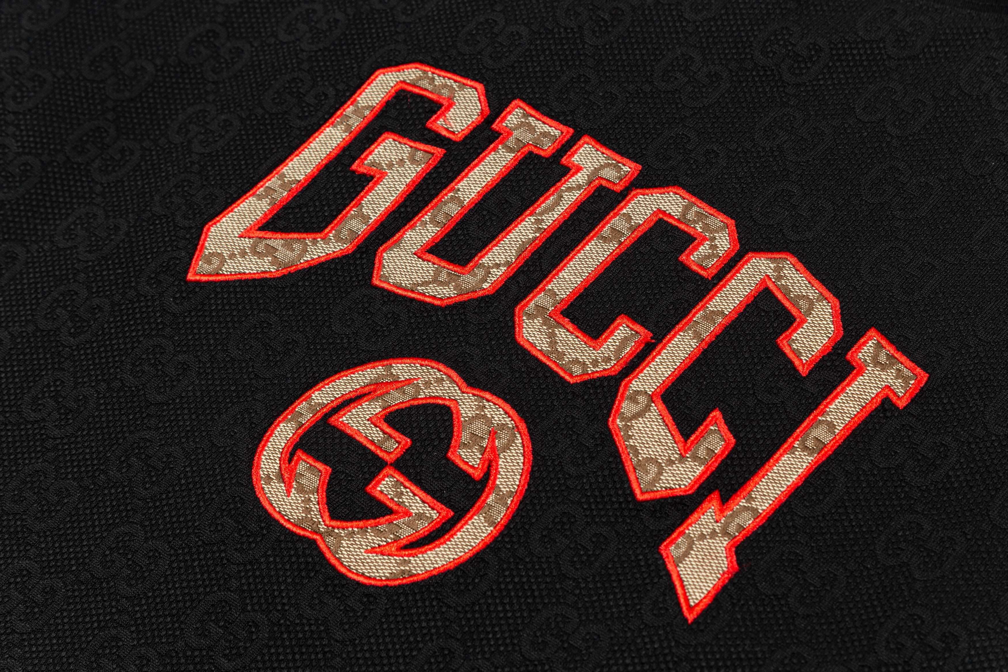 Red Letter Embroidery T Shirt