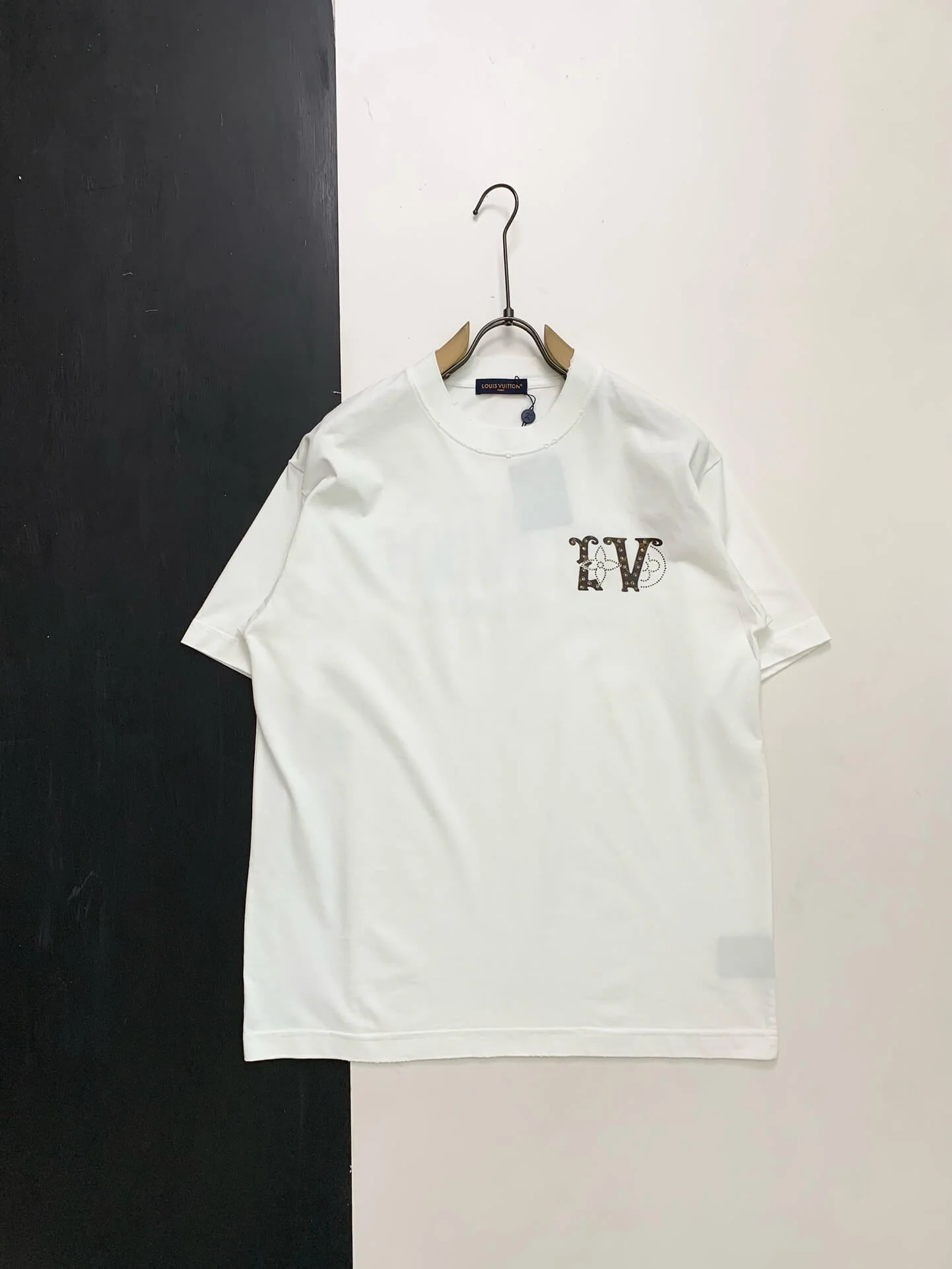 Rhinestone Letter T Shirt