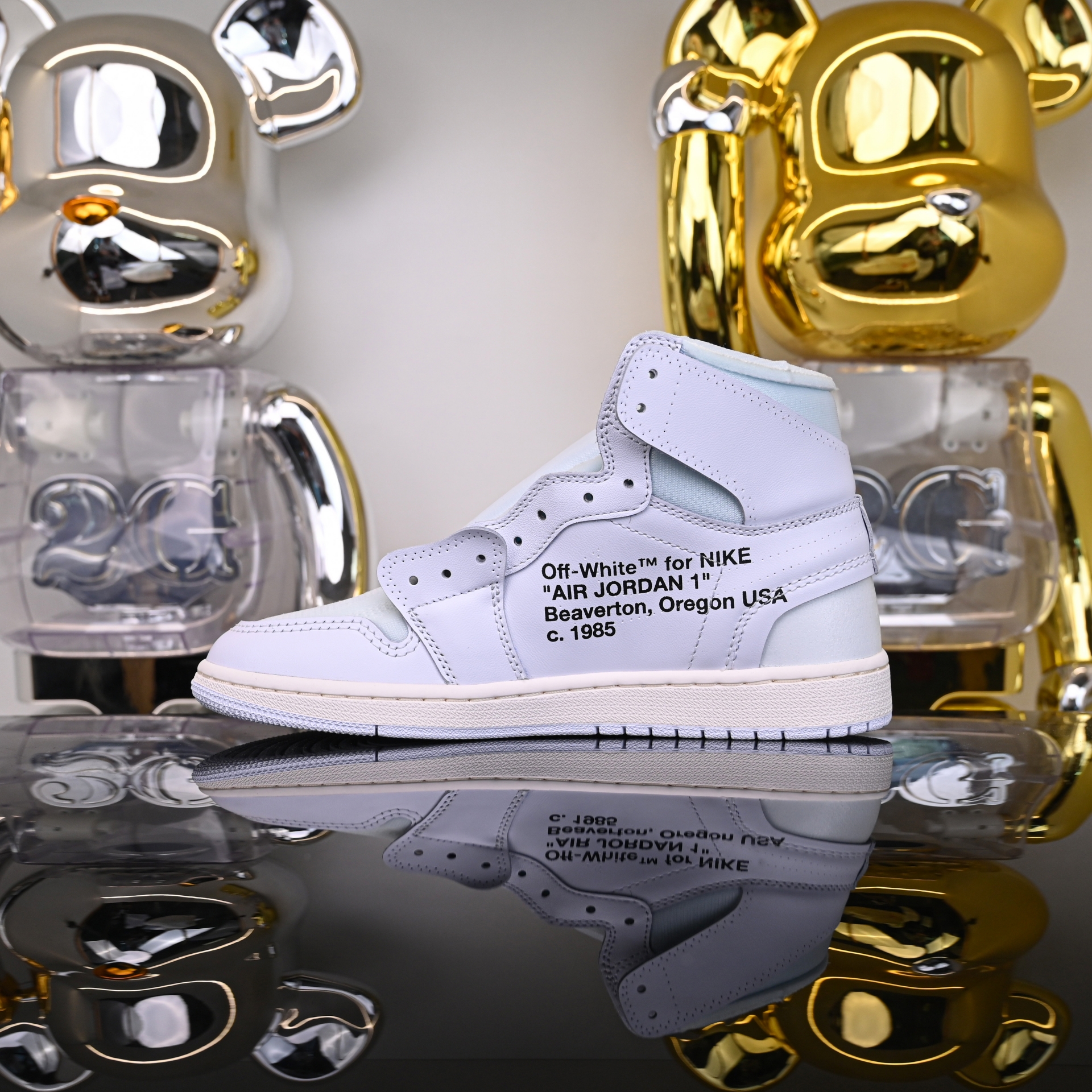 OFF-WHITE X AIR JORDAN 1 RETRO HIGH OG 'WHITE' 2018