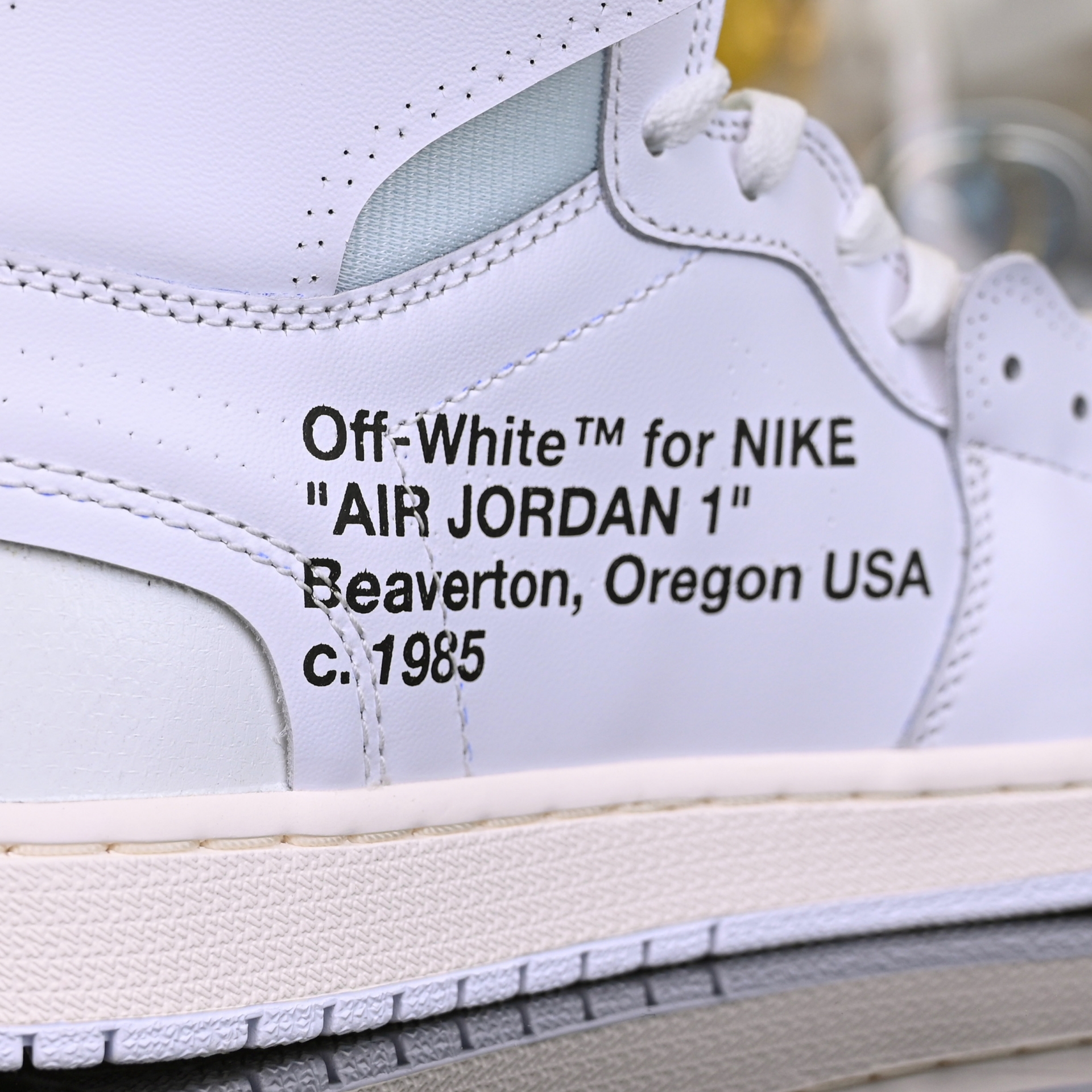 OFF-WHITE X AIR JORDAN 1 RETRO HIGH OG 'WHITE' 2018