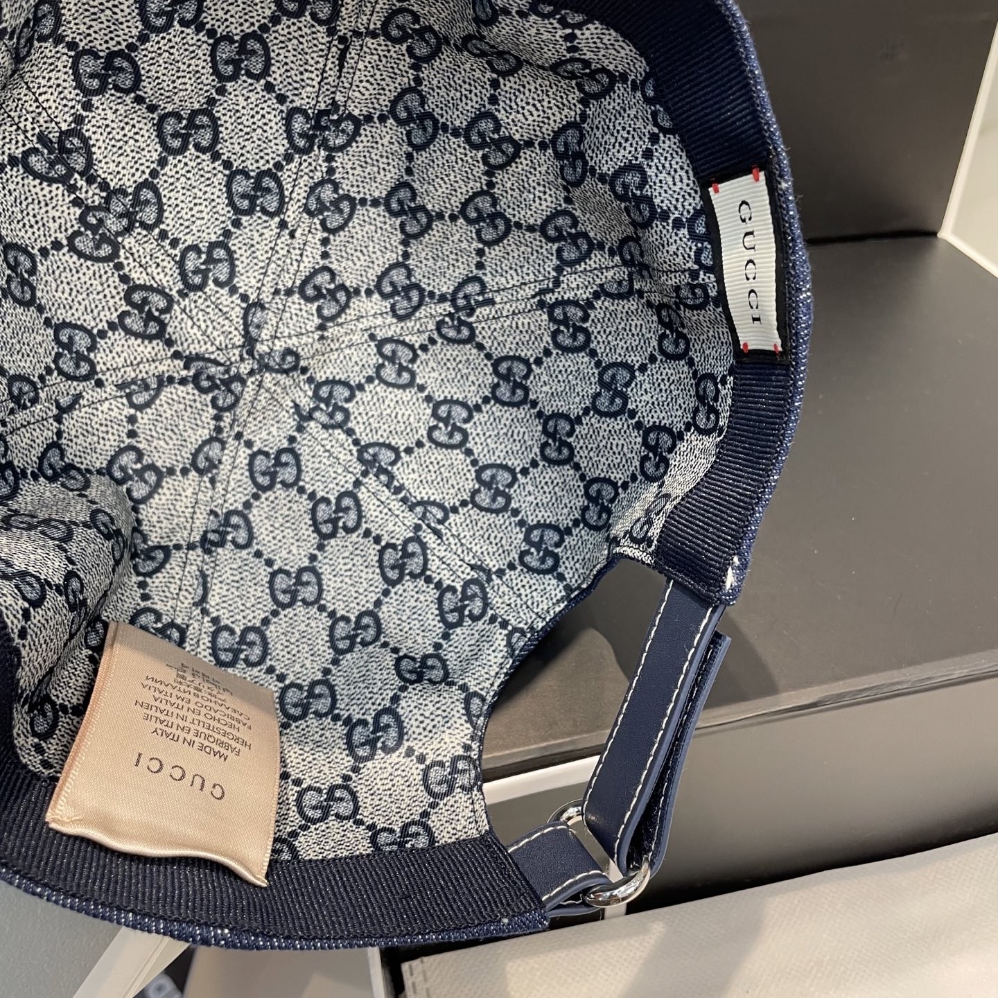 [#4994] GUCCI baseball cap peaked c ap hat