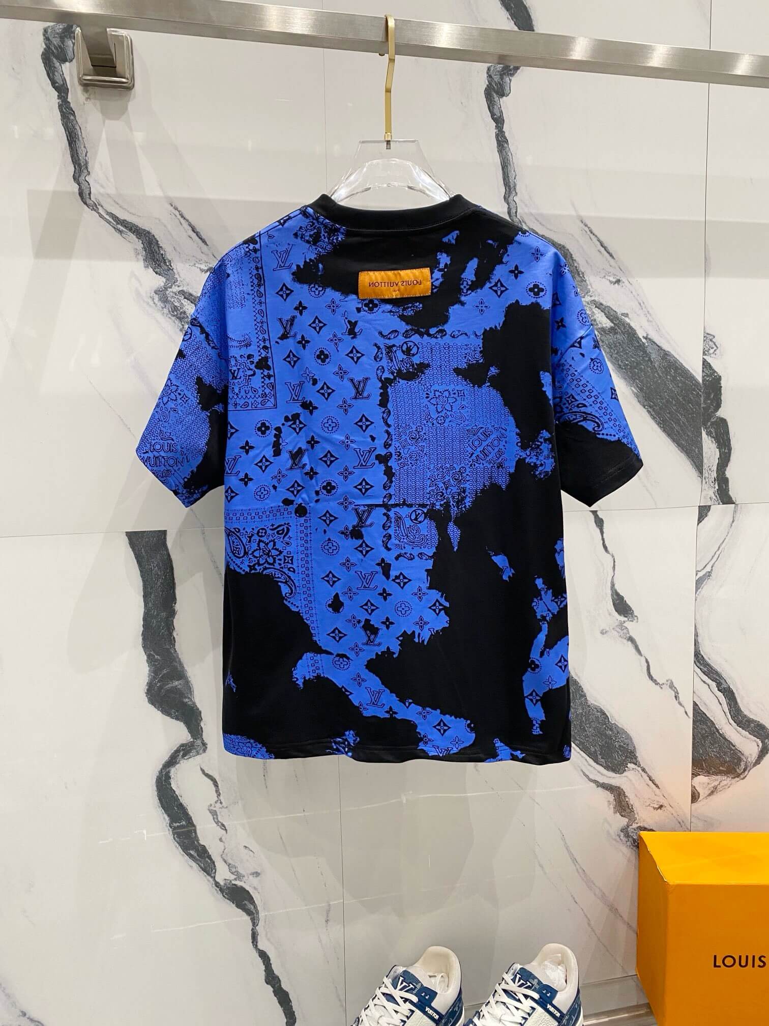Rendering Blue Full Print T Shirt