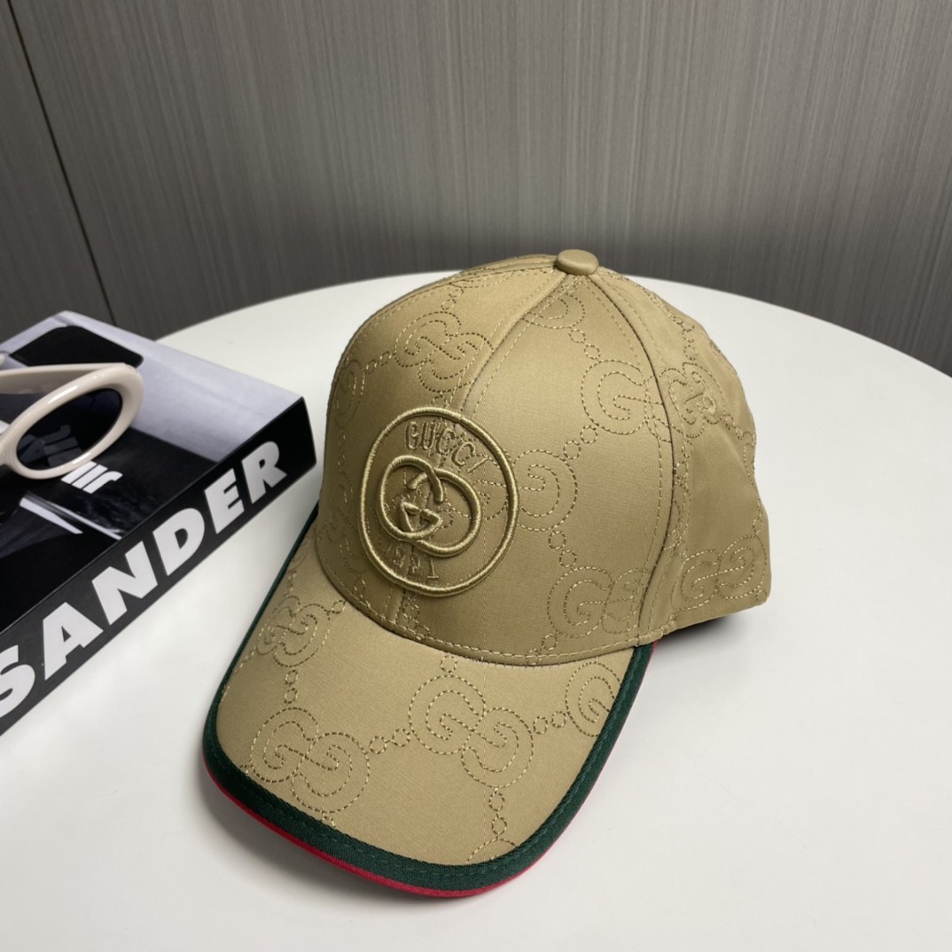 [#5010] GUCCI baseball cap peaked c ap hat