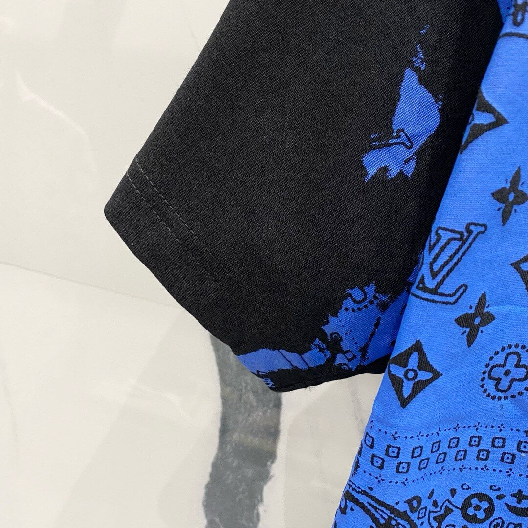 Rendering Blue Full Print T Shirt