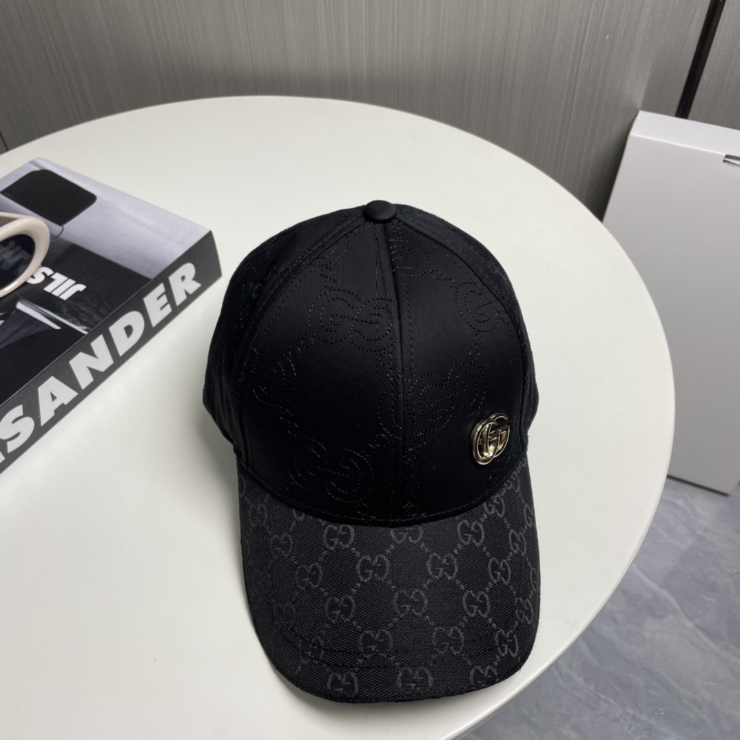 [#50o7] GUCCI baseball cap peaked c ap hat