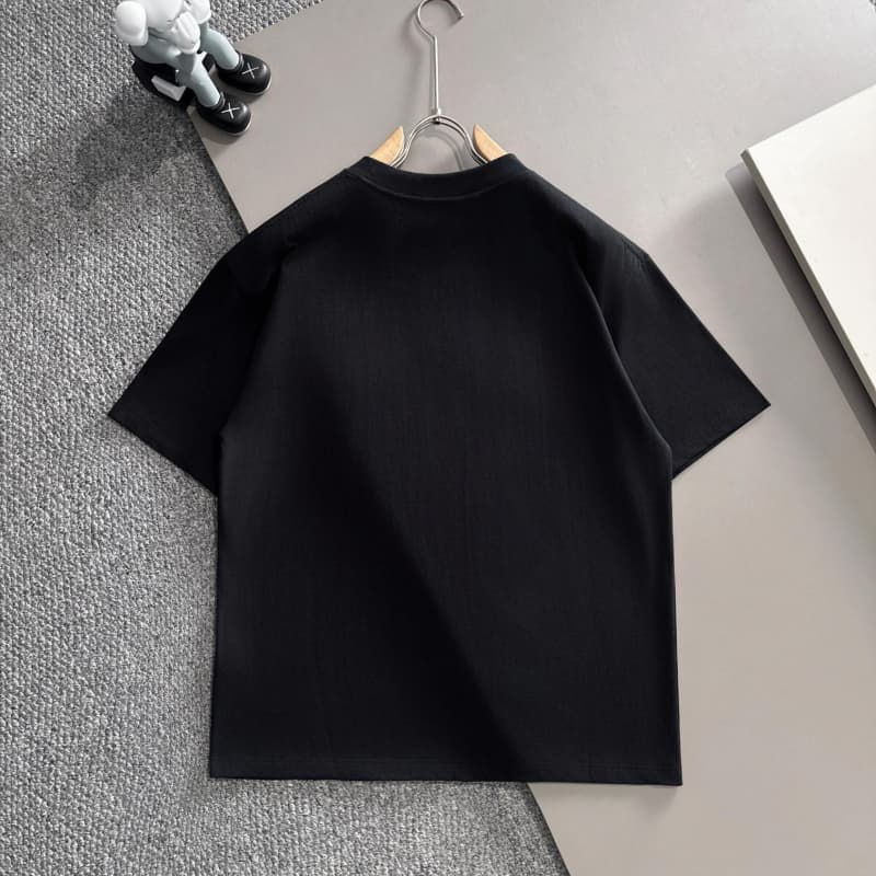 Minimalist Patchwork Embroidered T-Shirt