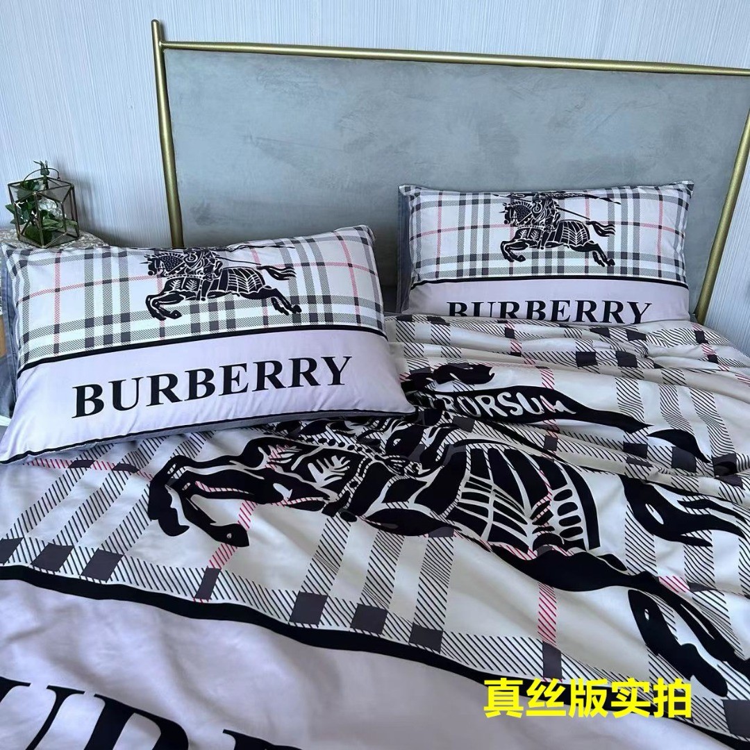 Bedding-Burberry four-piece set
