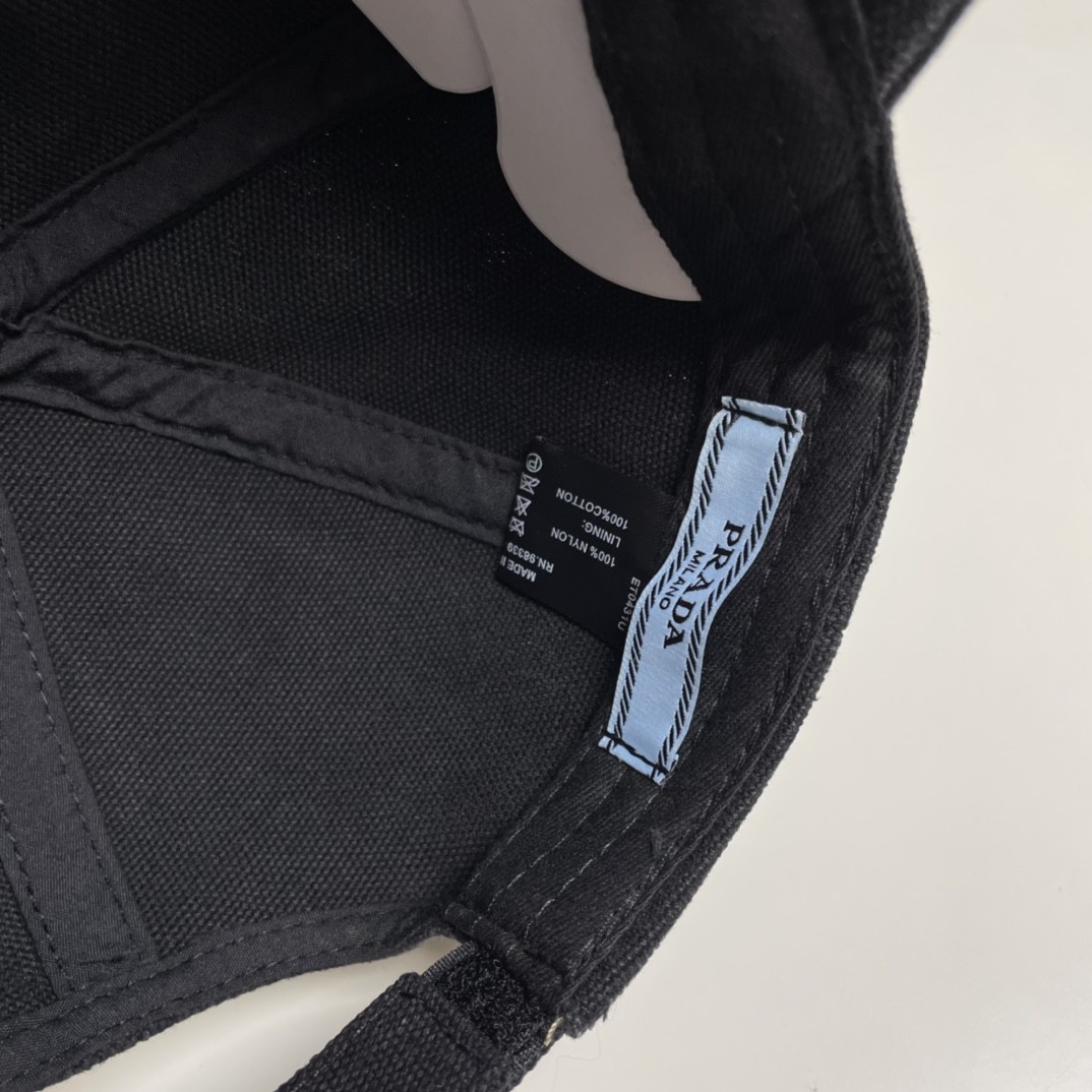 [#4807] Prada baseball cap peaked ca p hat