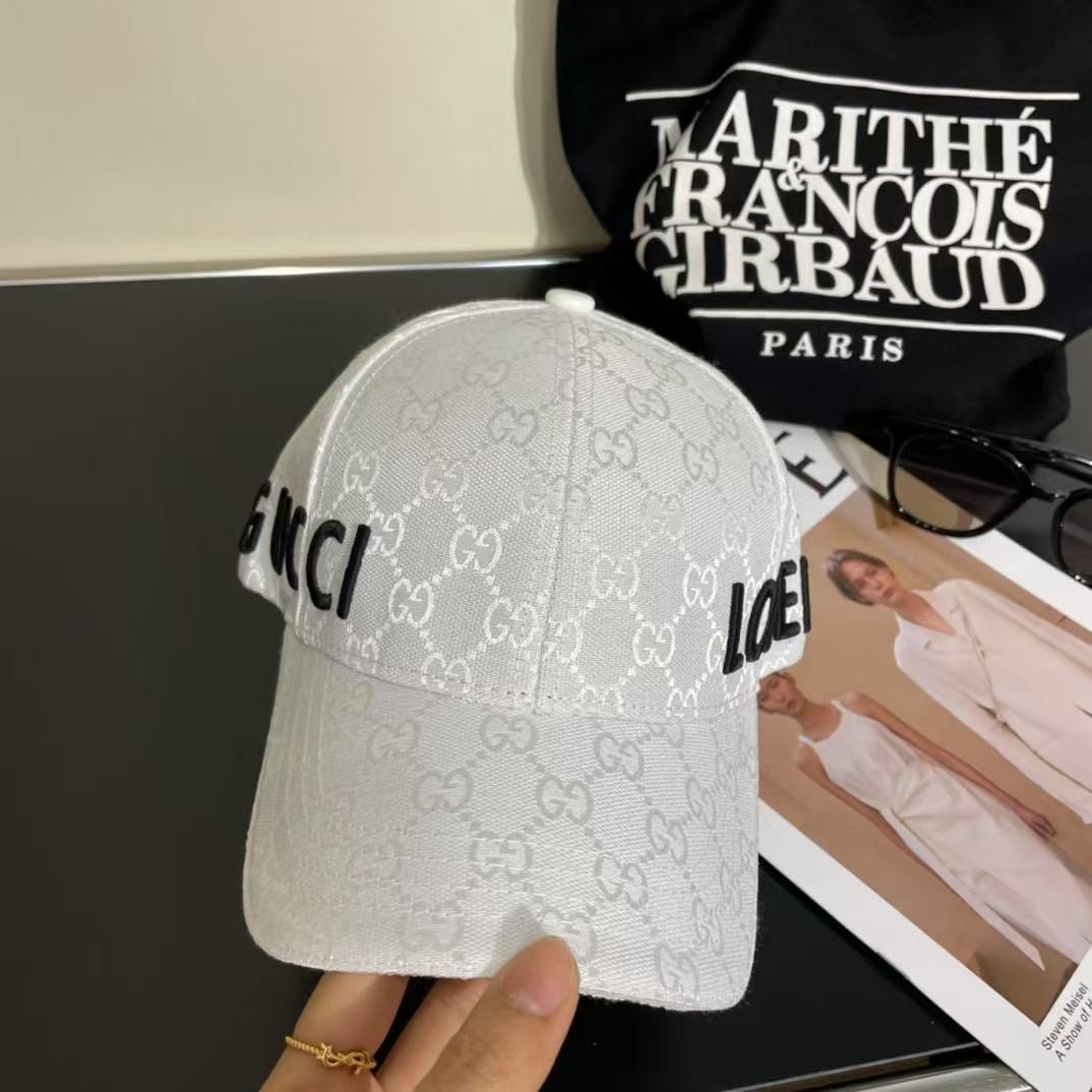 [#4821] GUCCI baseball cap peaked c ap hat