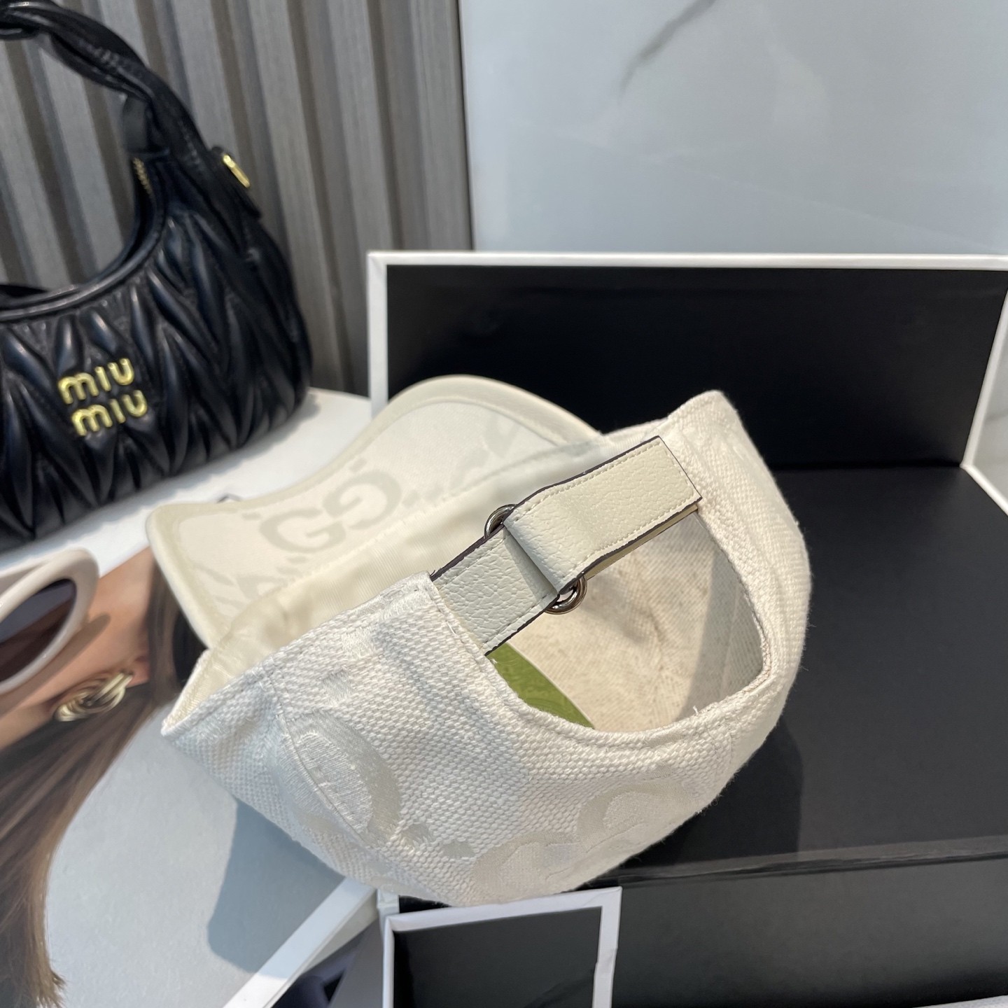 [#5001] GUCCI baseball cap peaked c ap hat