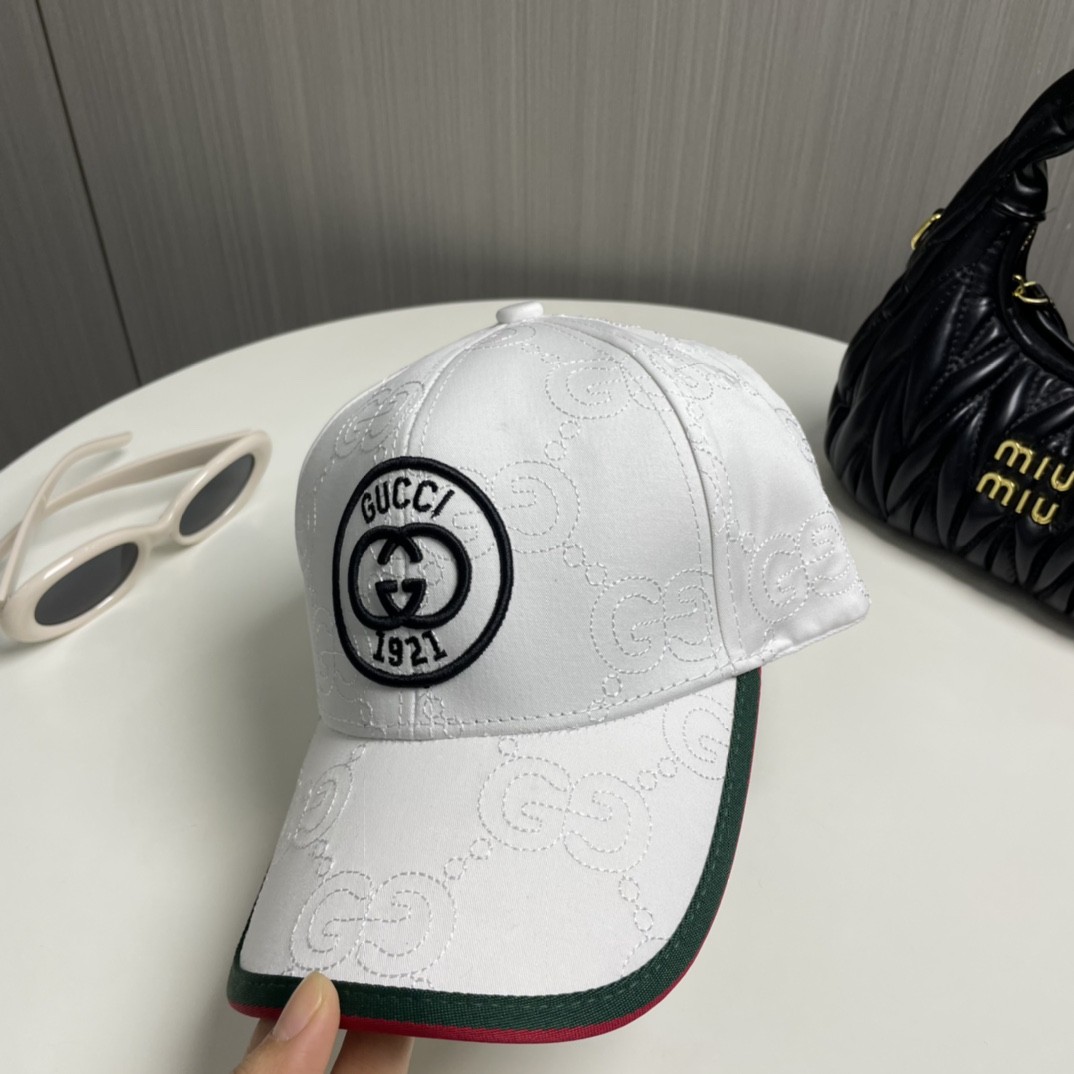 [#5009] GUCCI baseball cap peaked c ap hat