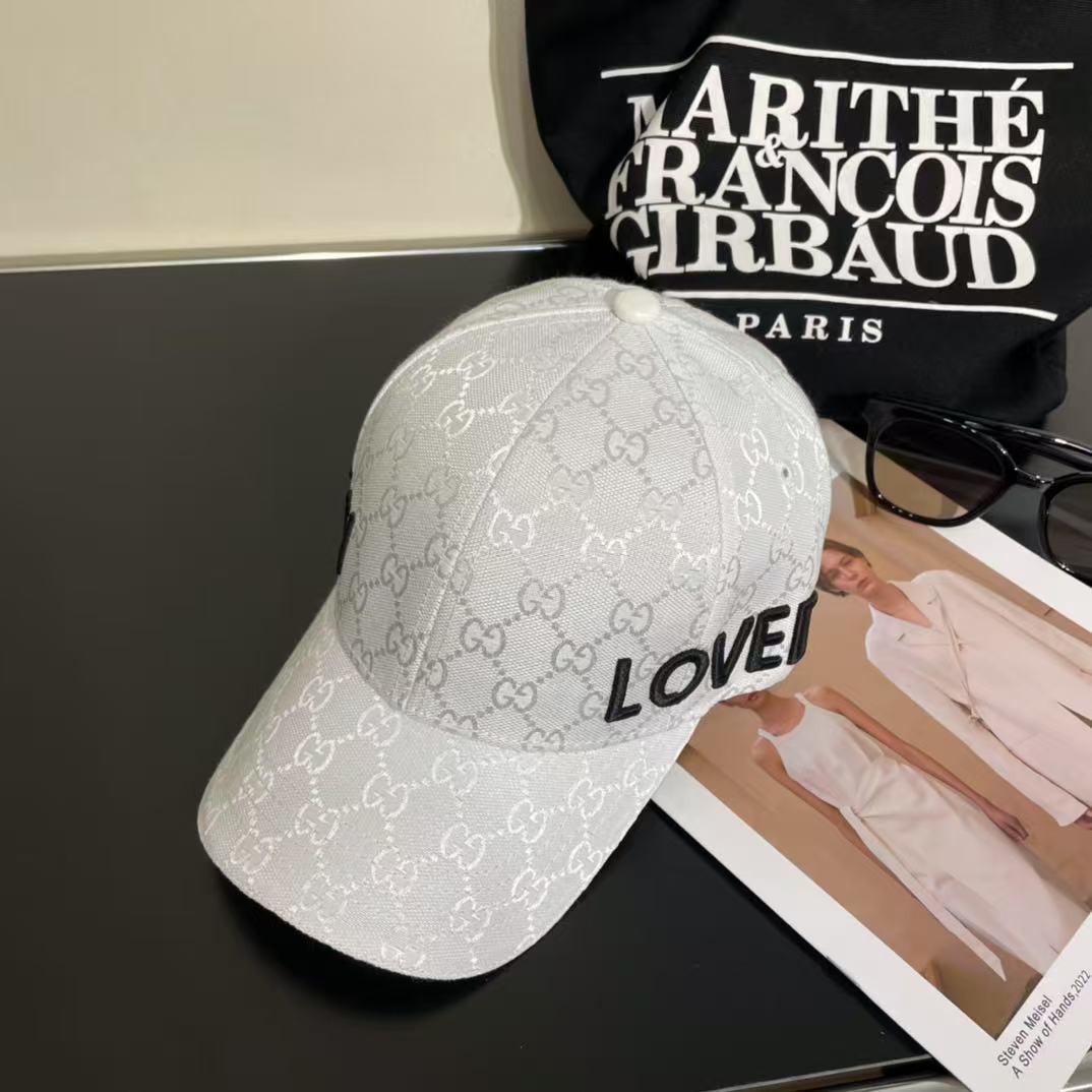 [#4821] GUCCI baseball cap peaked c ap hat