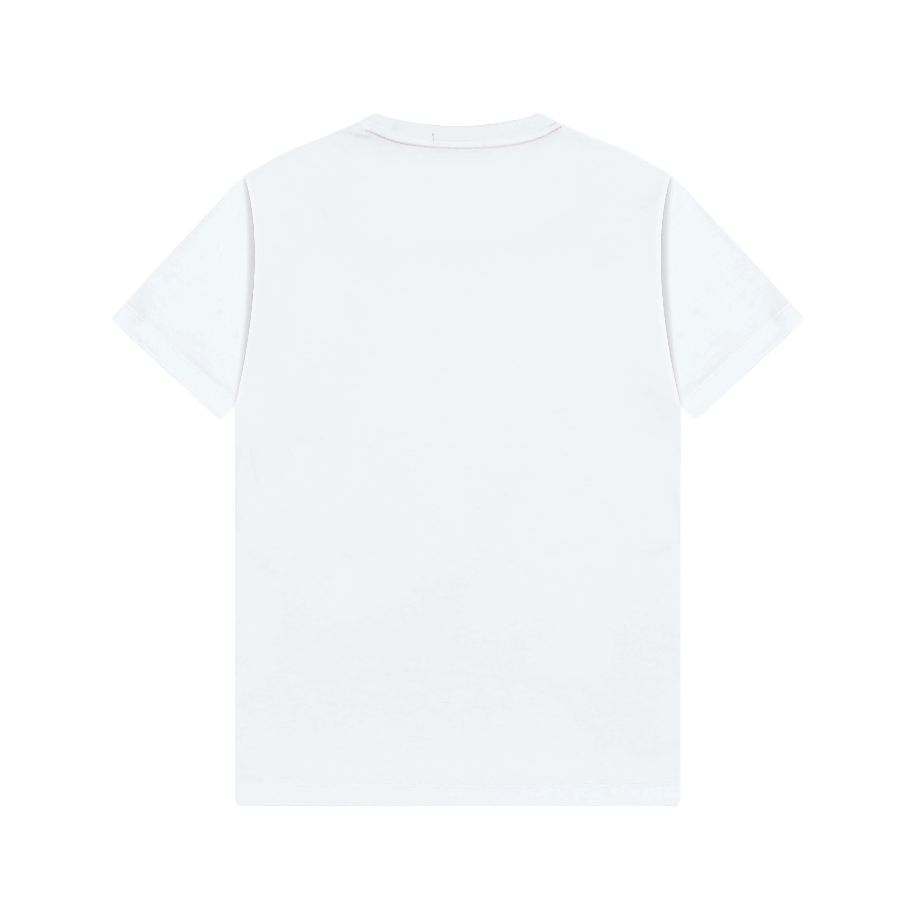 Leather Patch Embroidery T-Shirt