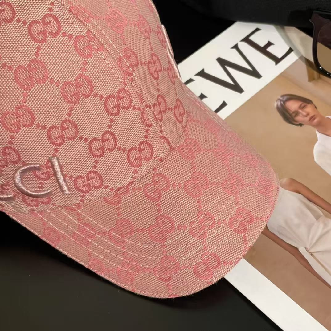 [#4827] GUCCI baseball cap peaked c ap hat