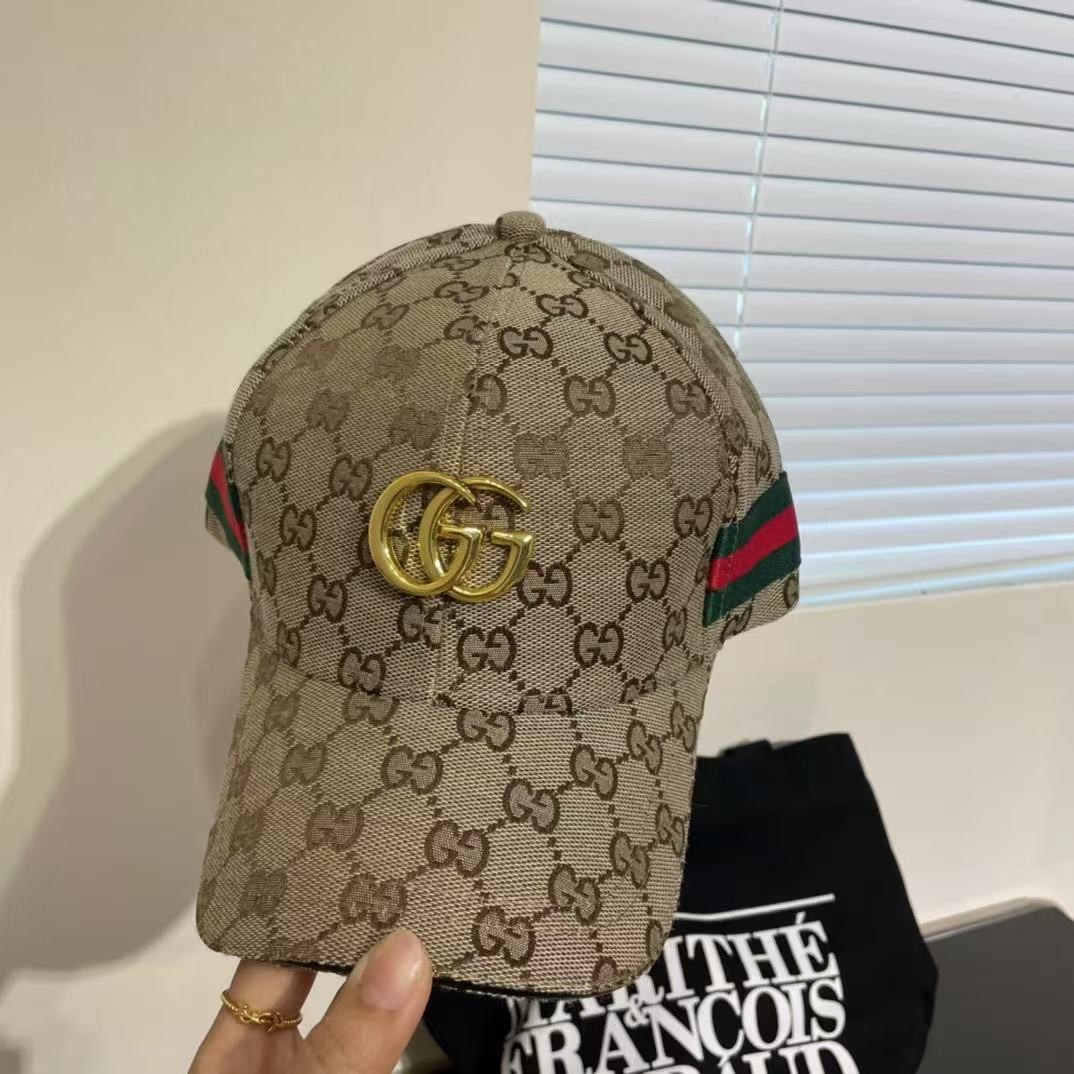 [#490o] GUCCI baseball cap peaked c ap hat