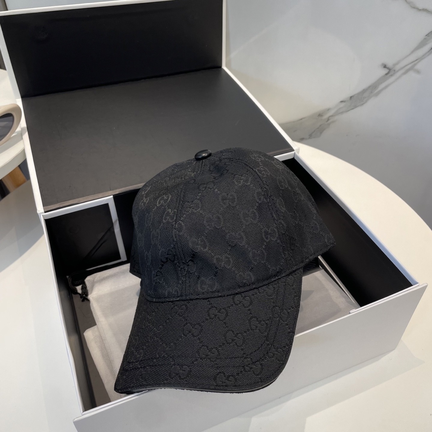[#4934] GUCCI baseball cap peaked c ap hat
